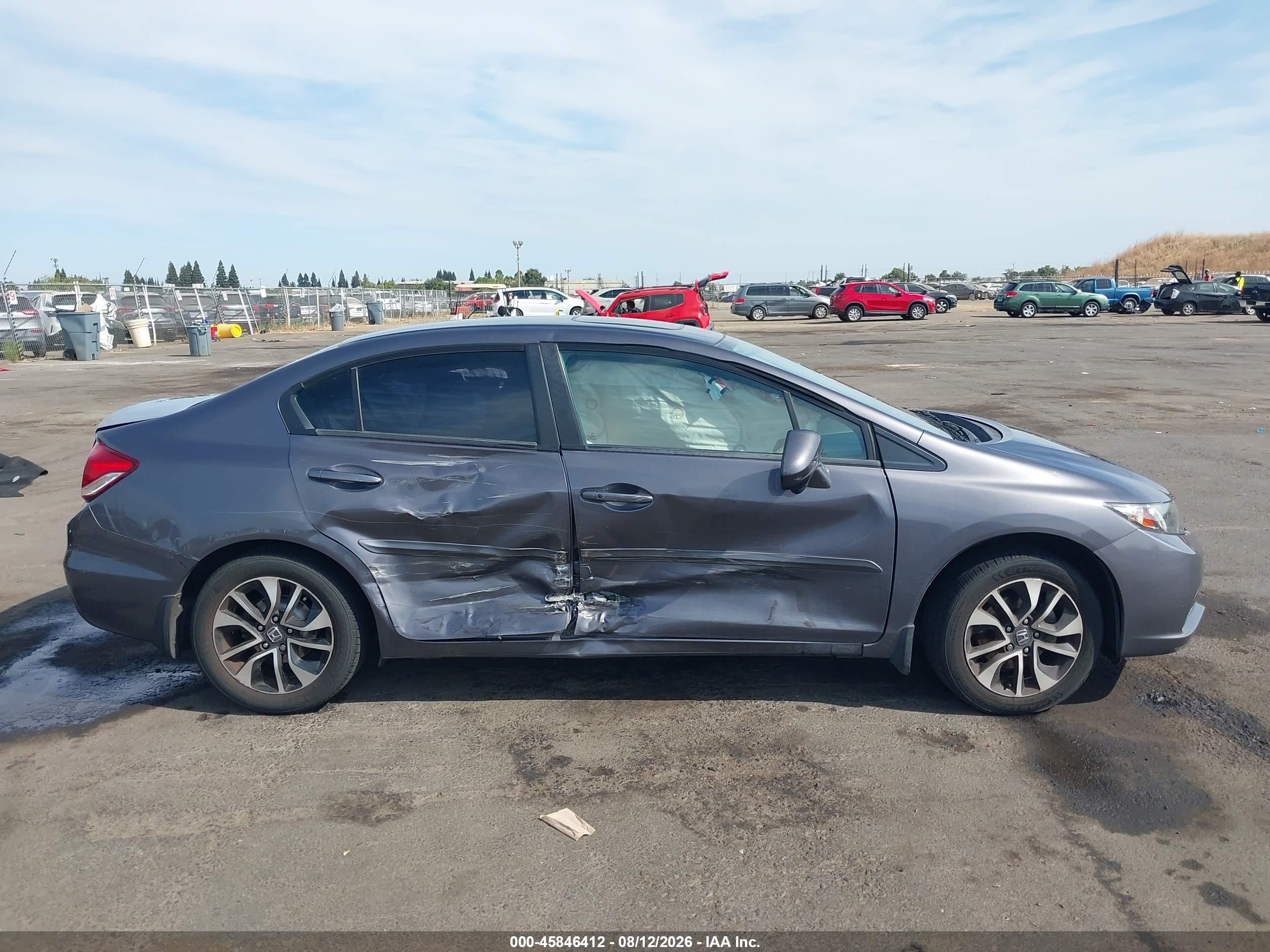 2015 Honda Civic Ex Gray vin: 19XFB2F83FE295561