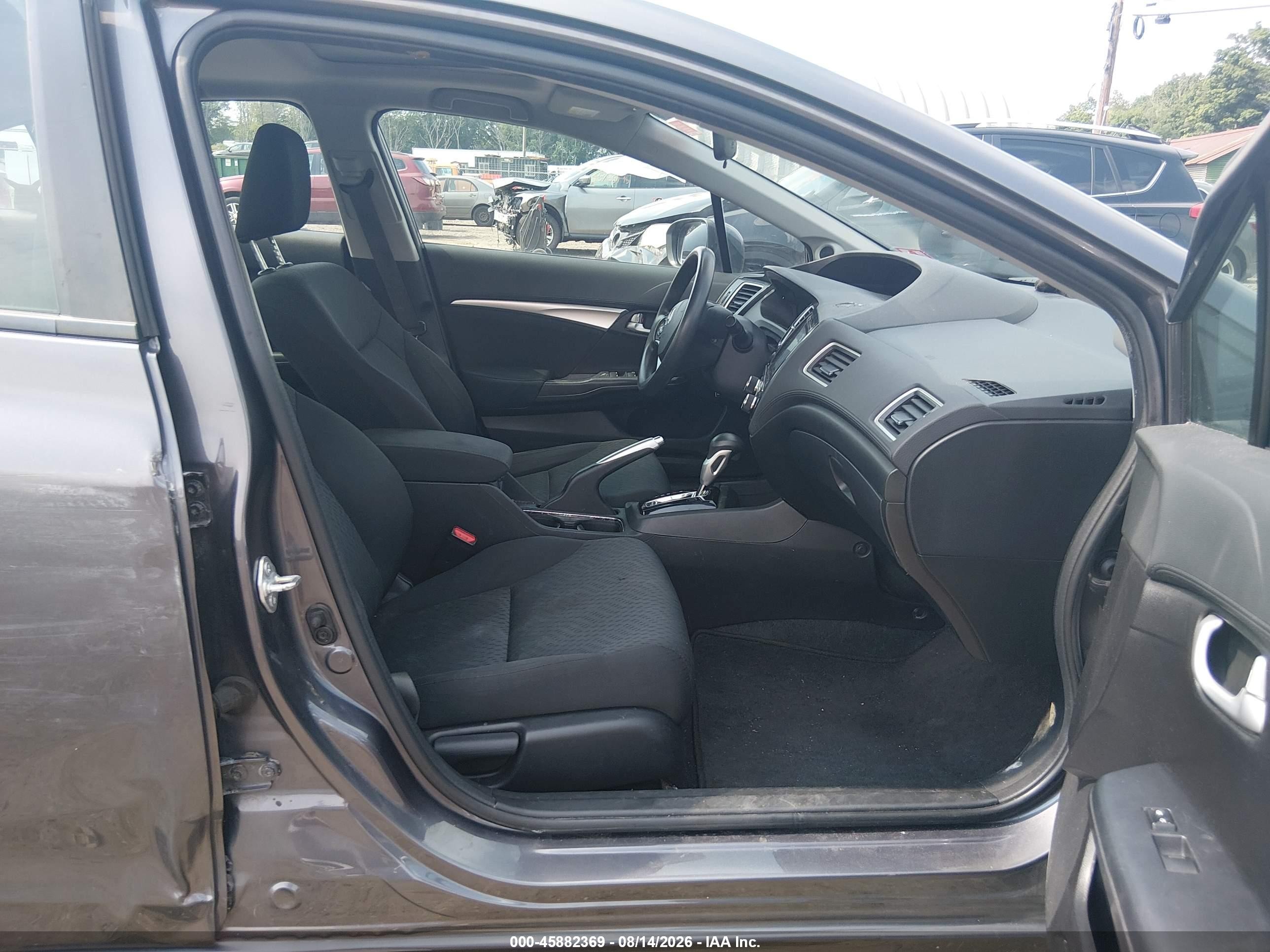 2015 Honda Civic Ex Gray vin: 19XFB2F83FE702553