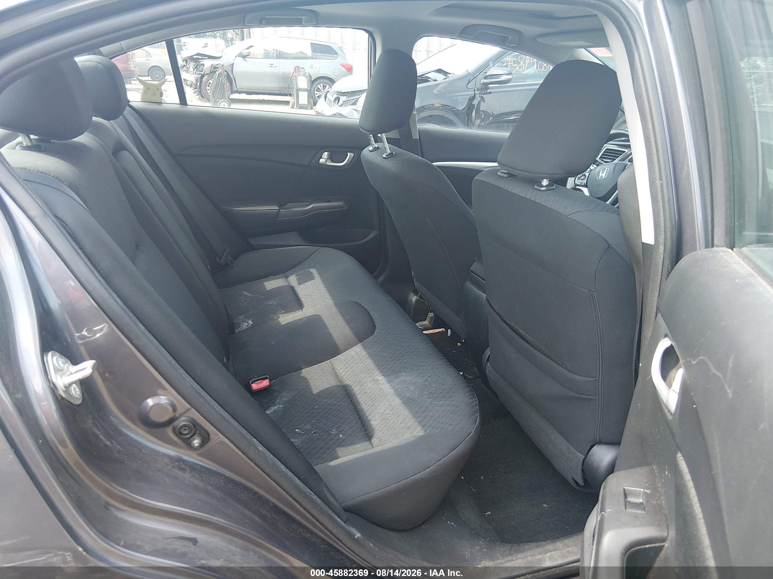 2015 Honda Civic Ex Gray vin: 19XFB2F83FE702553