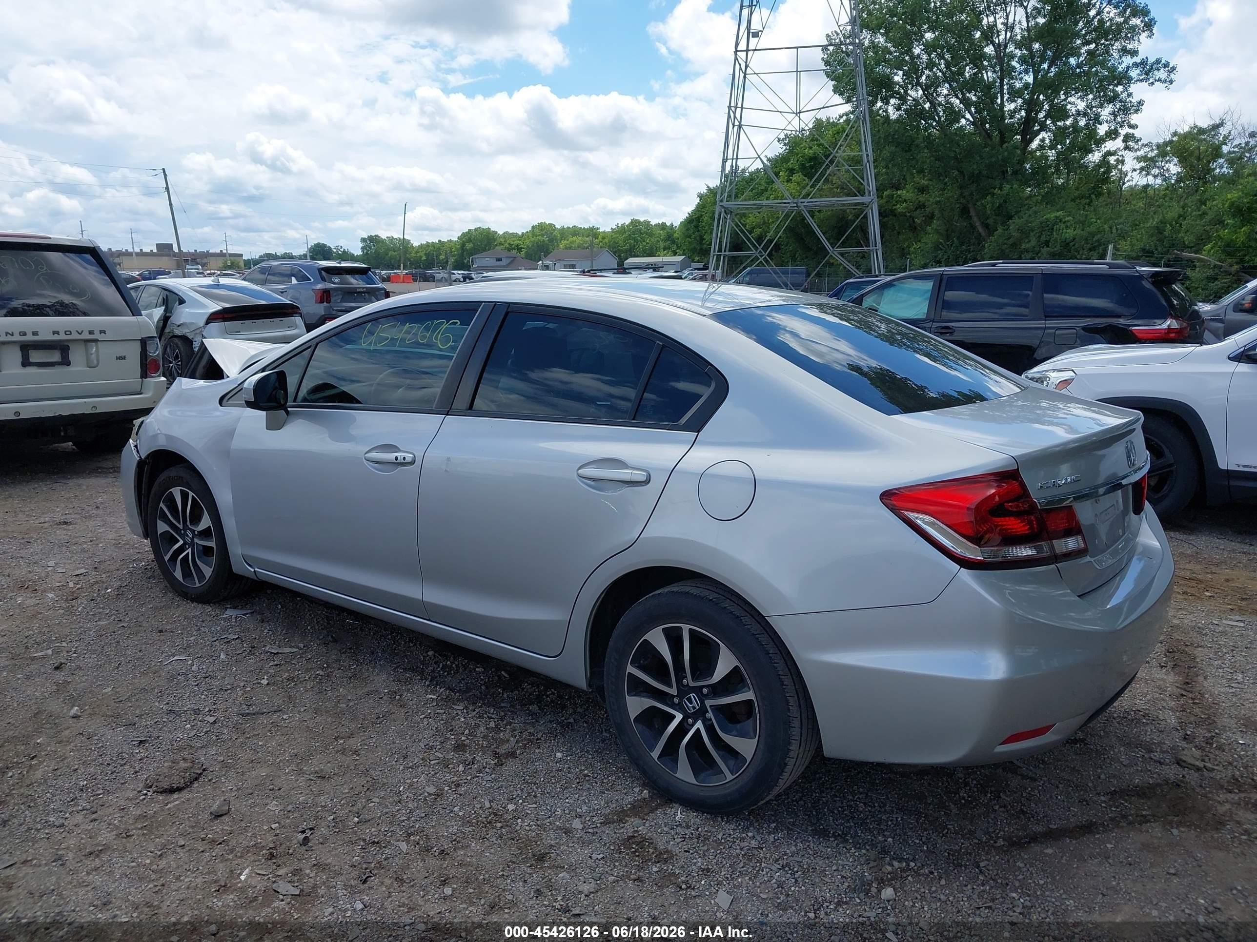 2015 Honda Civic Ex Silver vin: 19XFB2F83FE703072
