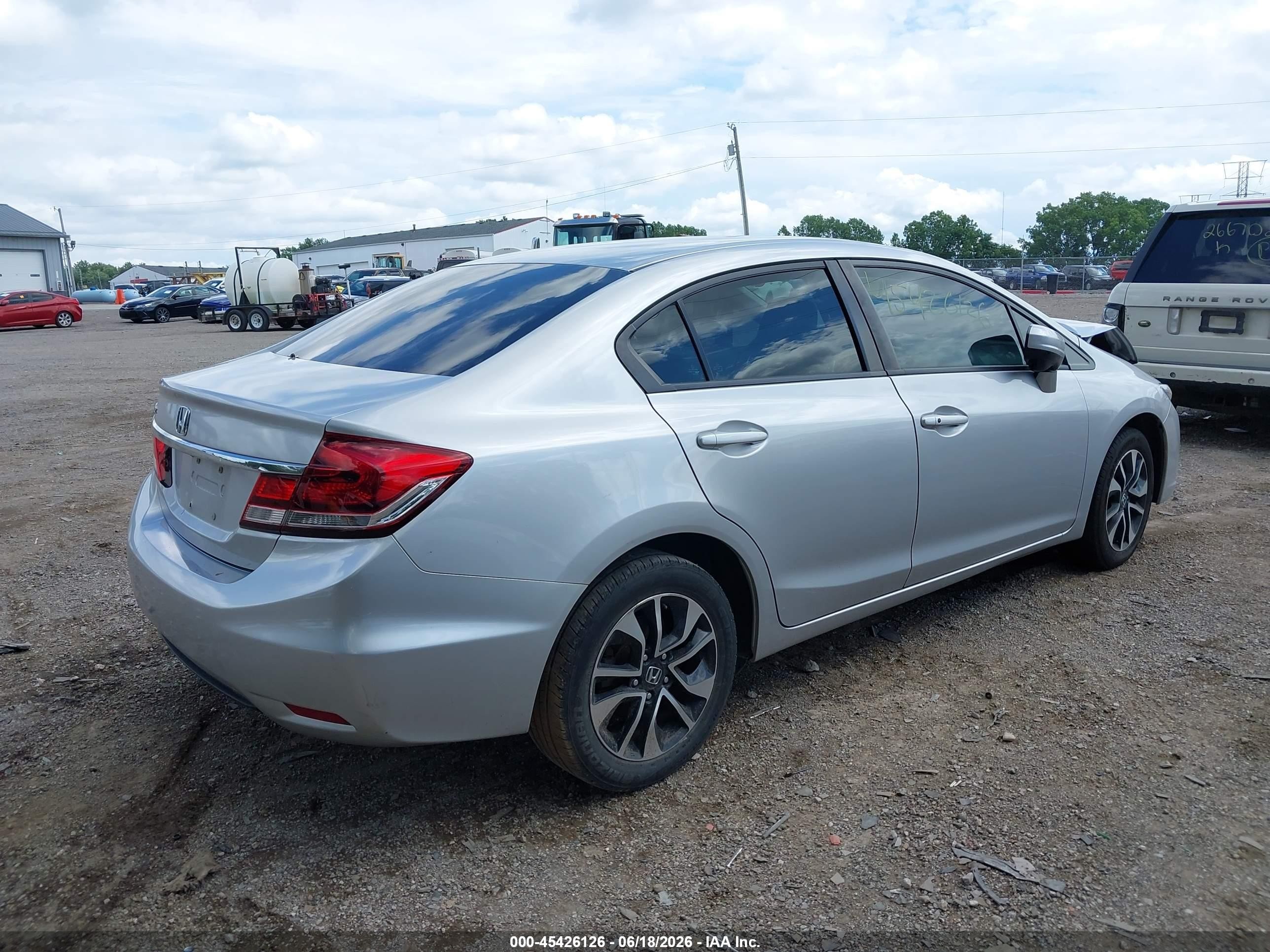 2015 Honda Civic Ex Silver vin: 19XFB2F83FE703072
