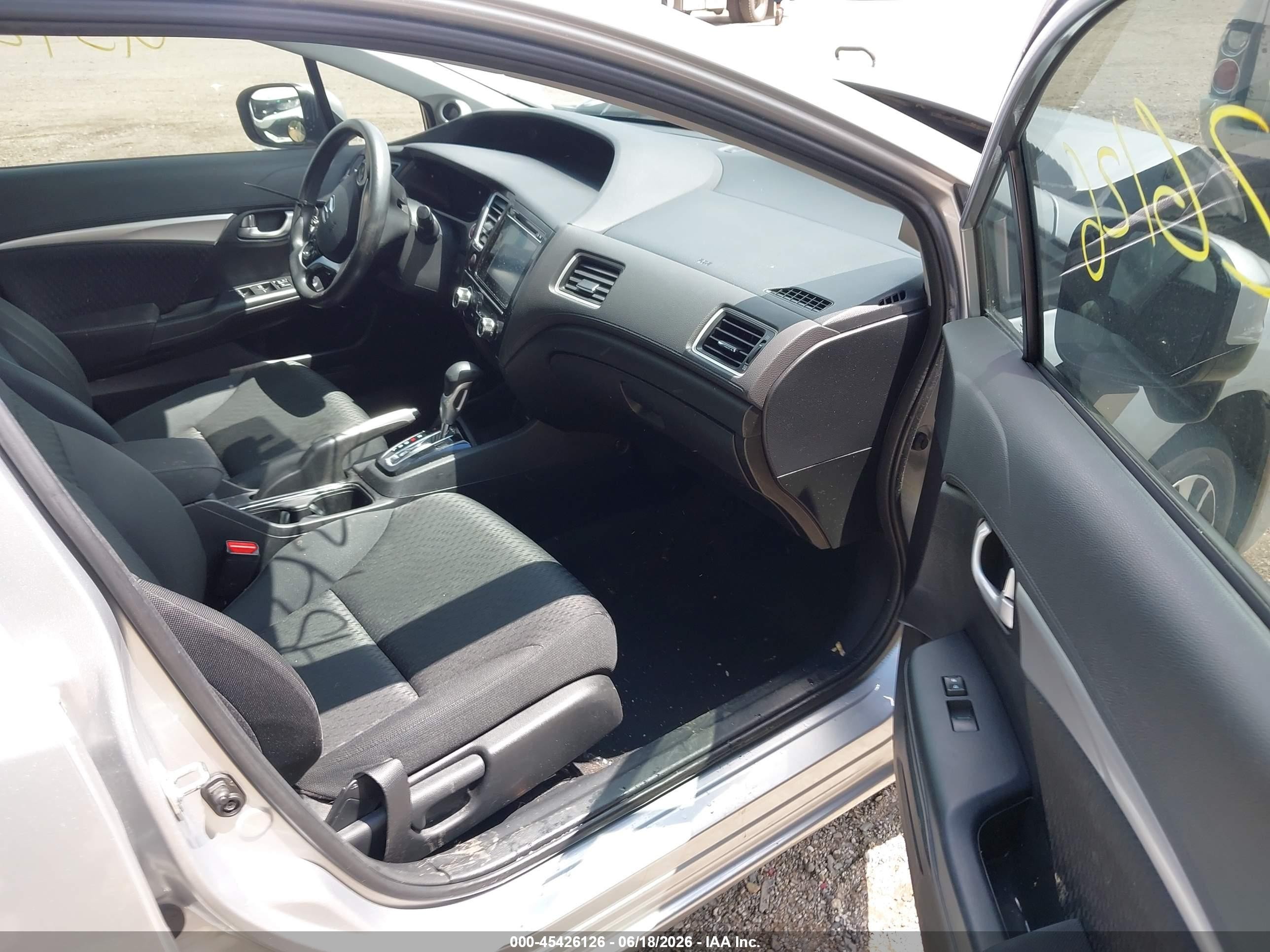 2015 Honda Civic Ex Silver vin: 19XFB2F83FE703072