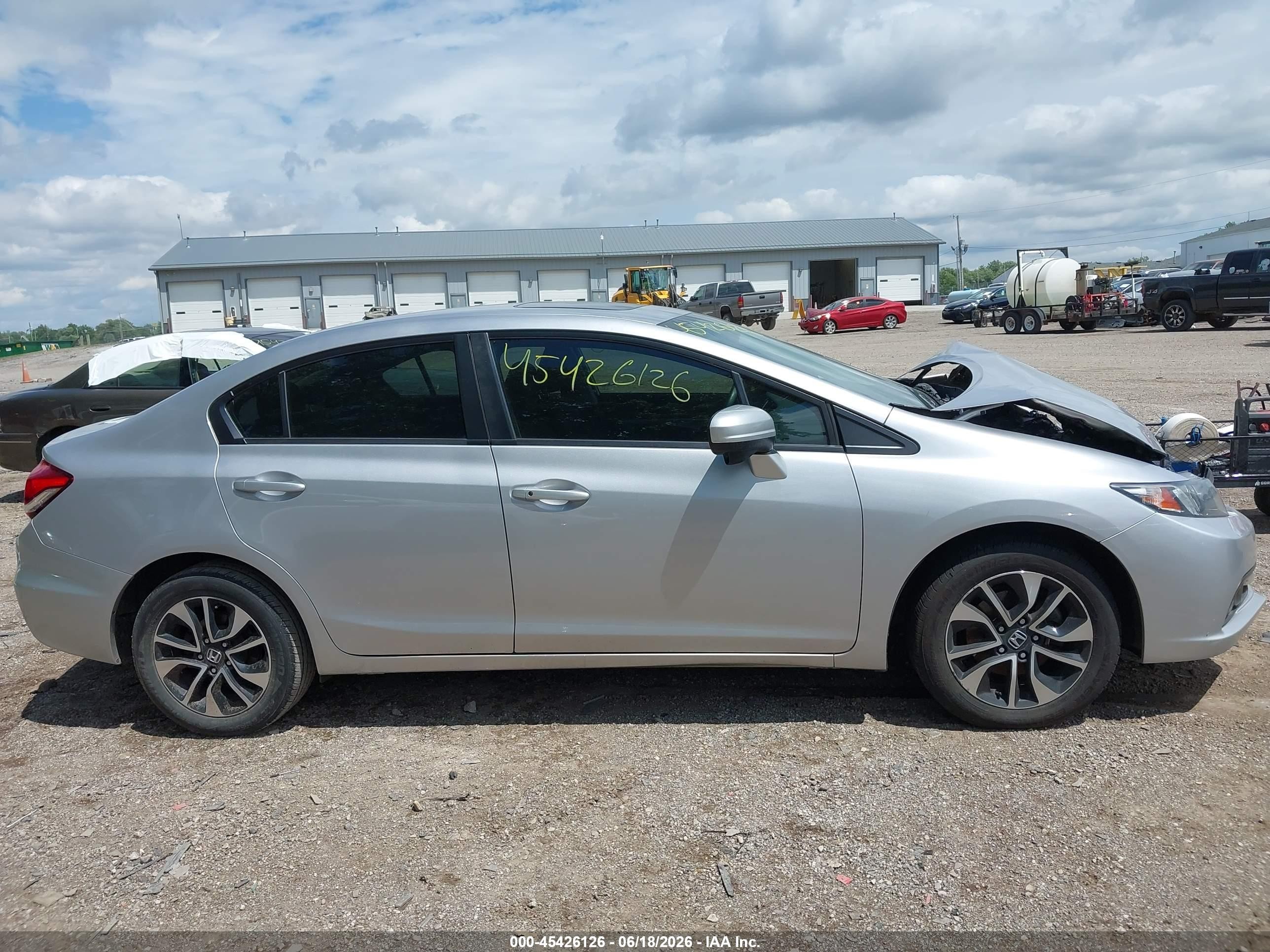2015 Honda Civic Ex Silver vin: 19XFB2F83FE703072