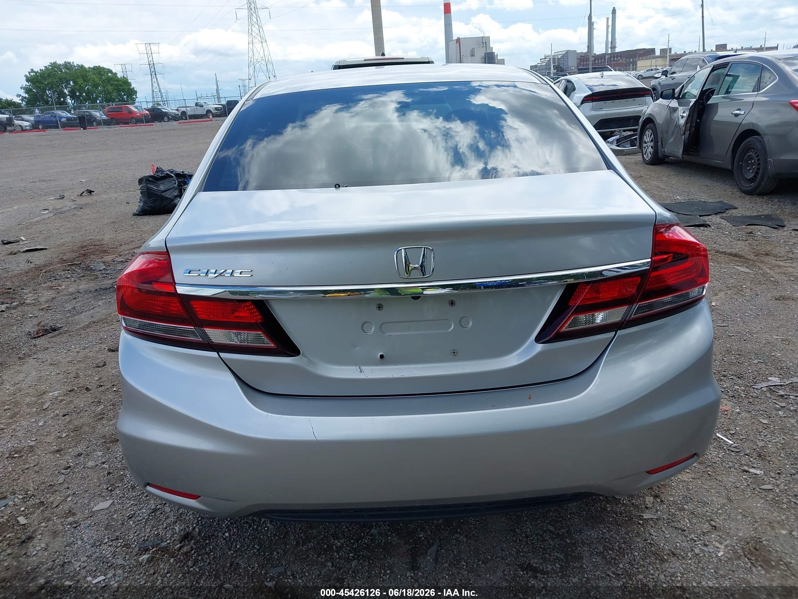 2015 Honda Civic Ex Silver vin: 19XFB2F83FE703072