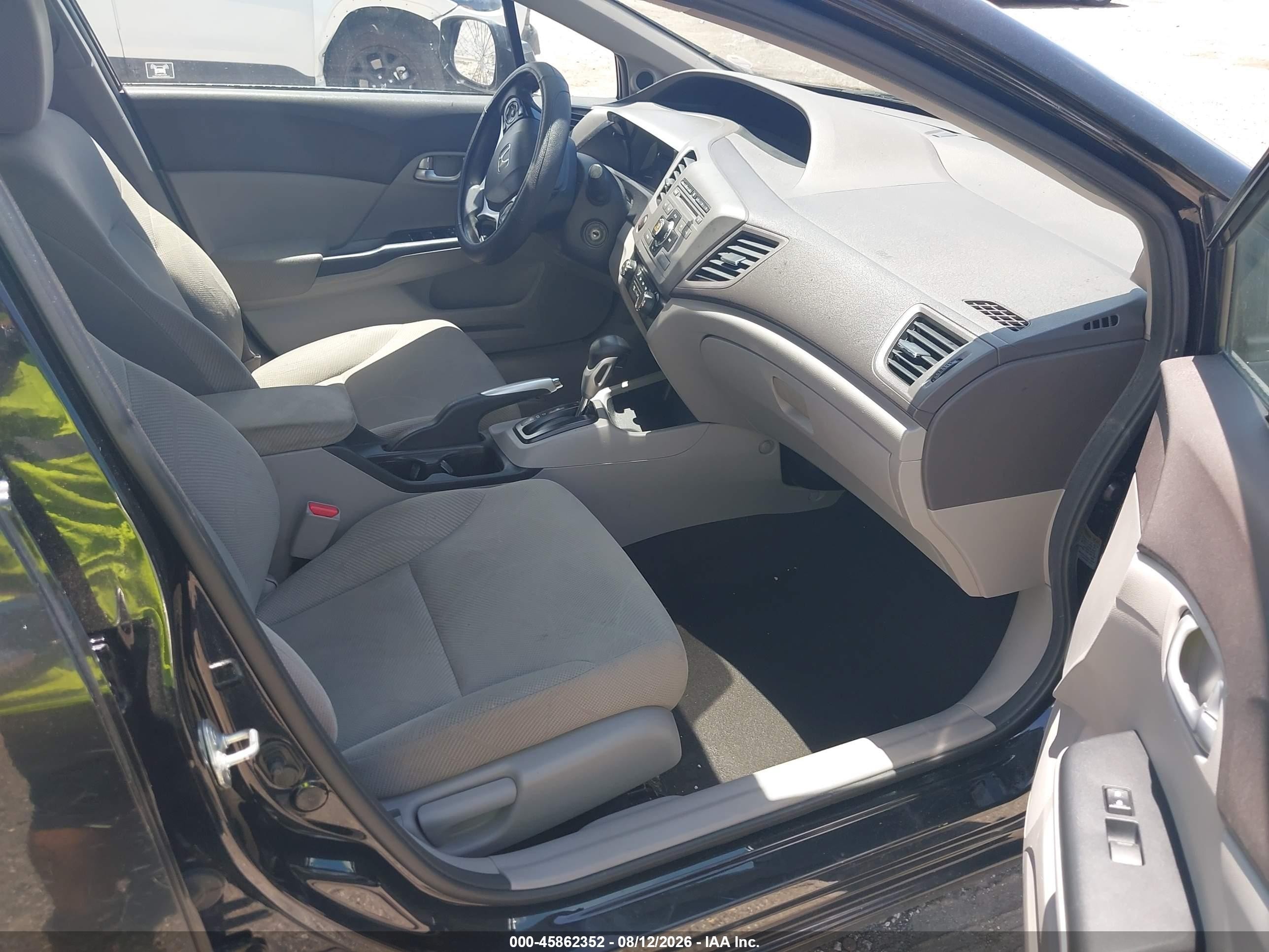 2012 Honda Civic Ex Black vin: 19XFB2F84CE002620