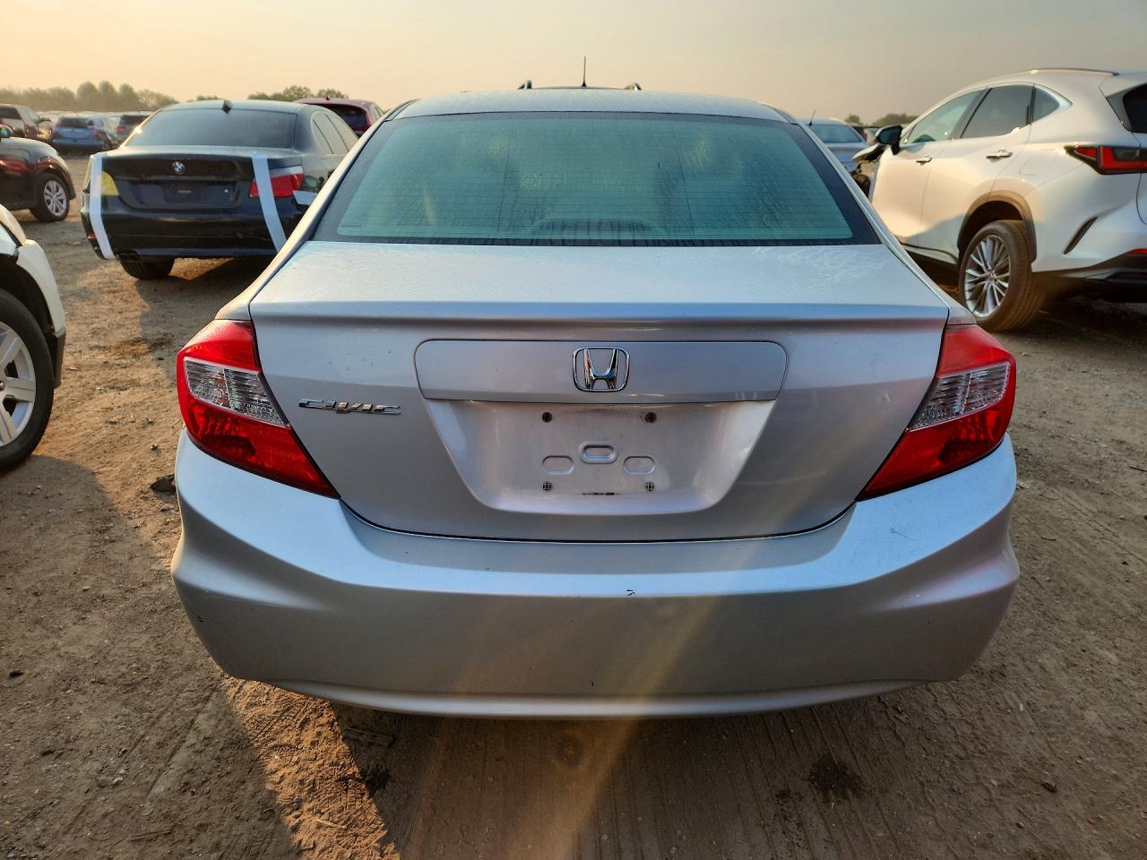 2012 Honda Civic Ex Silver vin: 19XFB2F84CE015318
