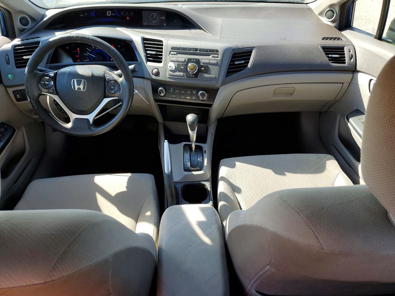 2012 Honda Civic Ex Blue vin: 19XFB2F84CE024617