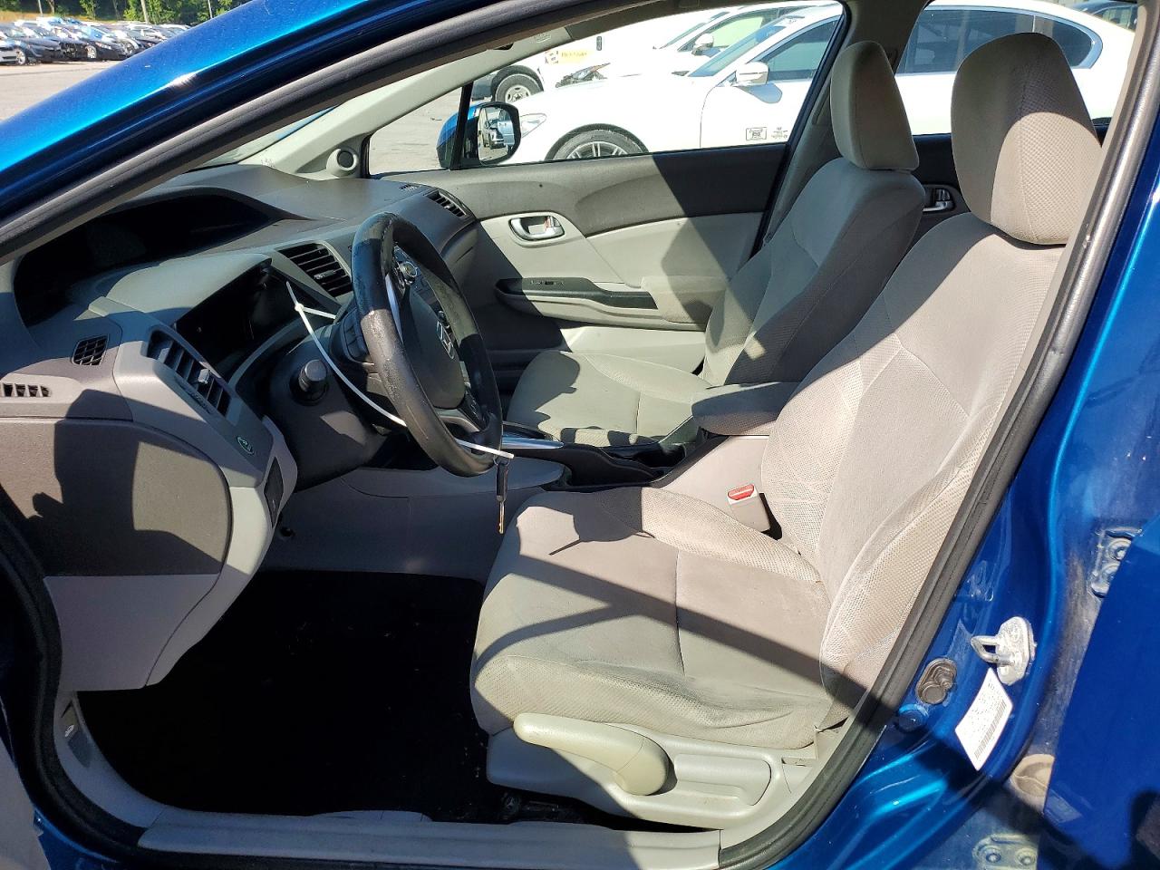 2012 Honda Civic Ex Blue vin: 19XFB2F84CE024617