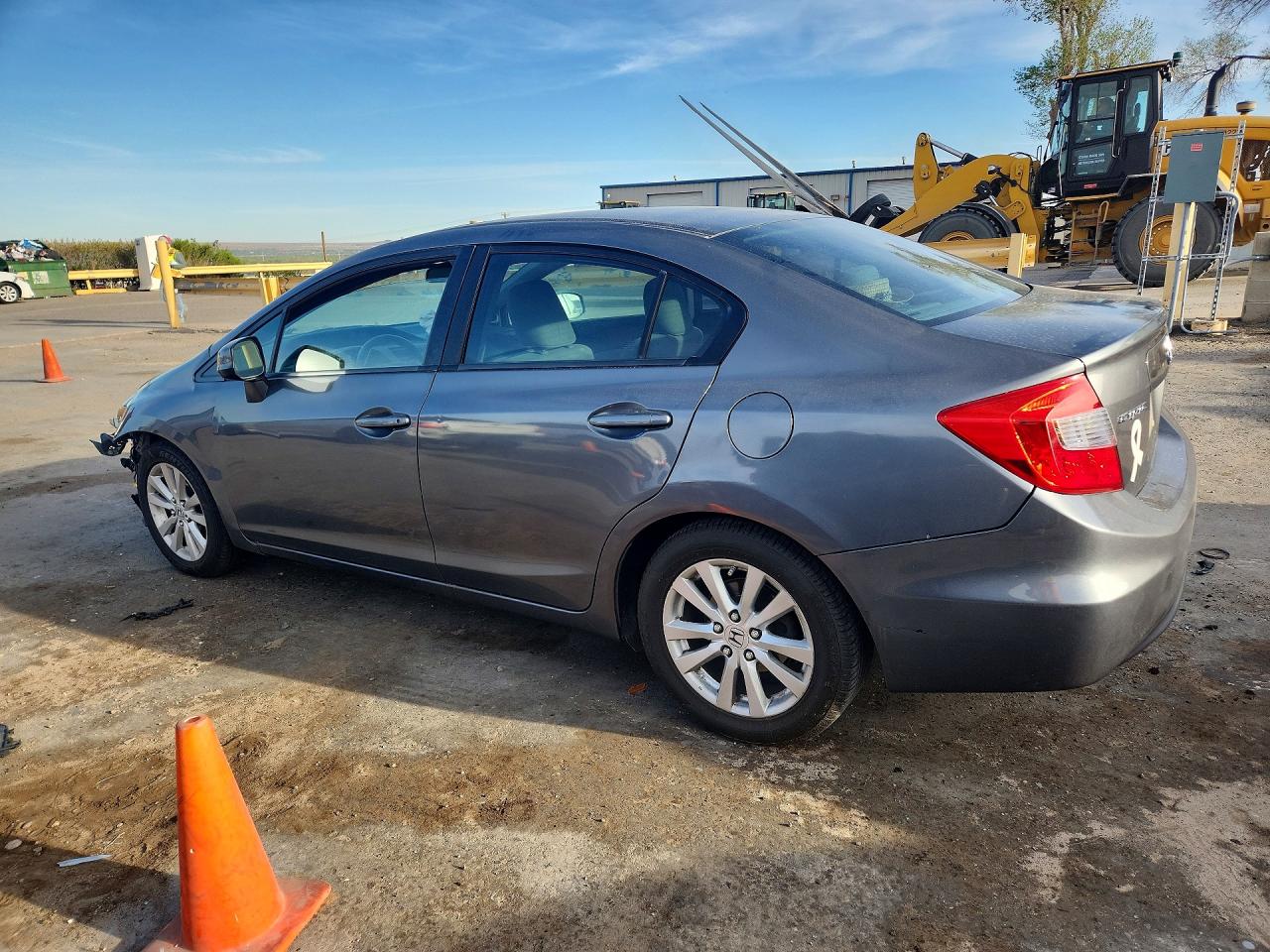 2012 Honda Civic Ex Gray vin: 19XFB2F84CE028084