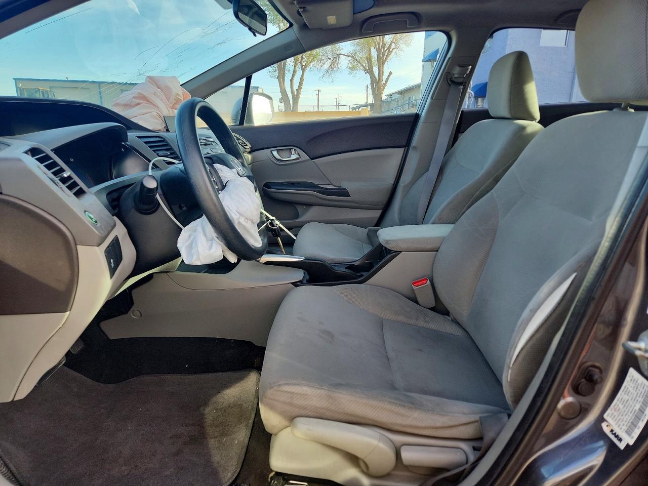2012 Honda Civic Ex Gray vin: 19XFB2F84CE028084