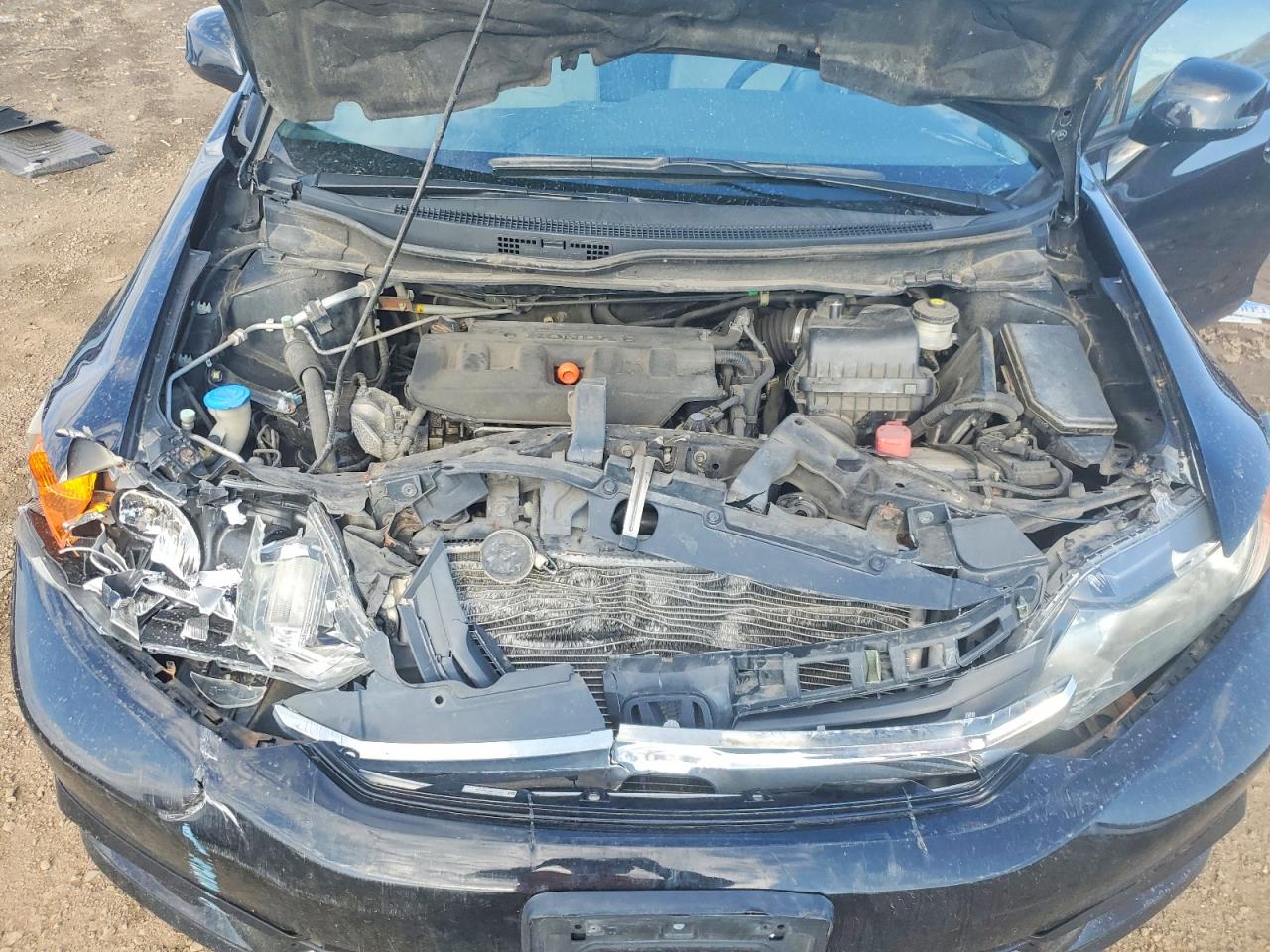 2012 Honda Civic Ex Black vin: 19XFB2F84CE030546