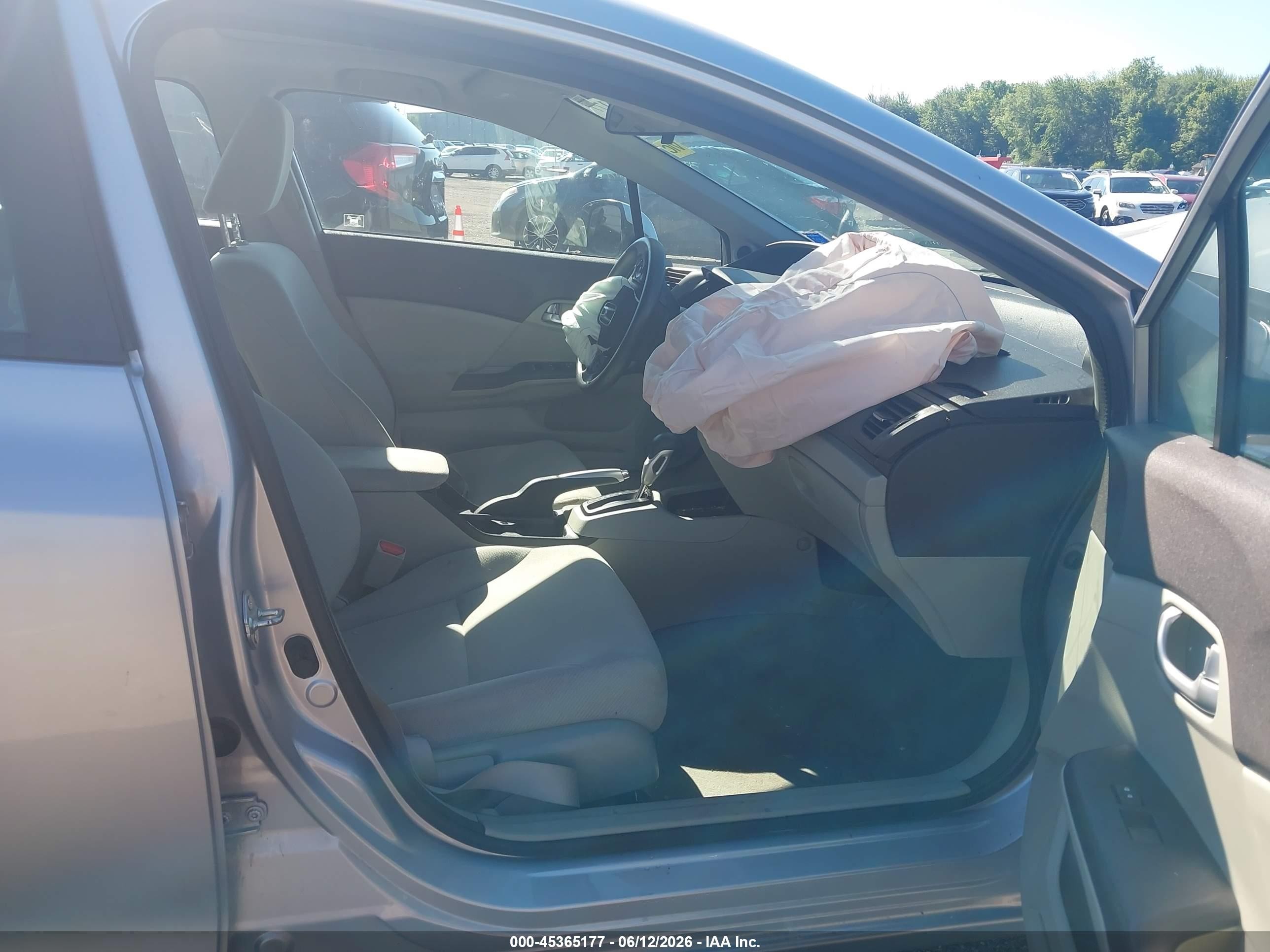 2012 Honda Civic Ex Silver vin: 19XFB2F84CE064390