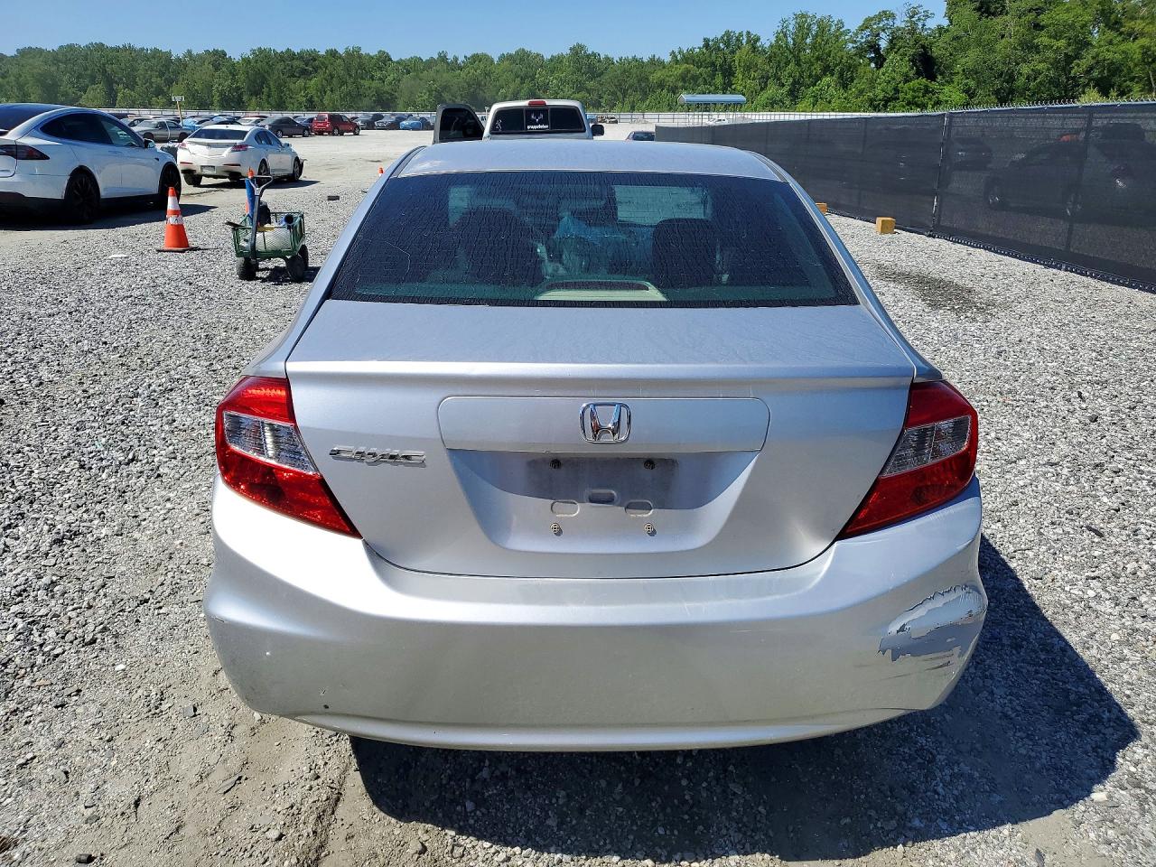 2012 Honda Civic Ex Silver vin: 19XFB2F84CE100188