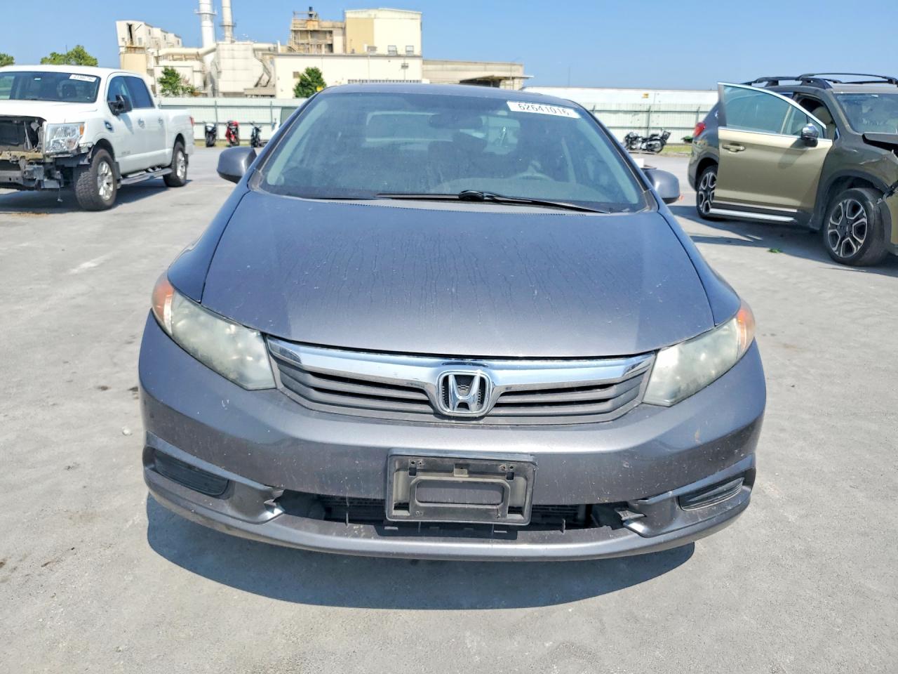 2012 Honda Civic Ex Gray vin: 19XFB2F84CE318390