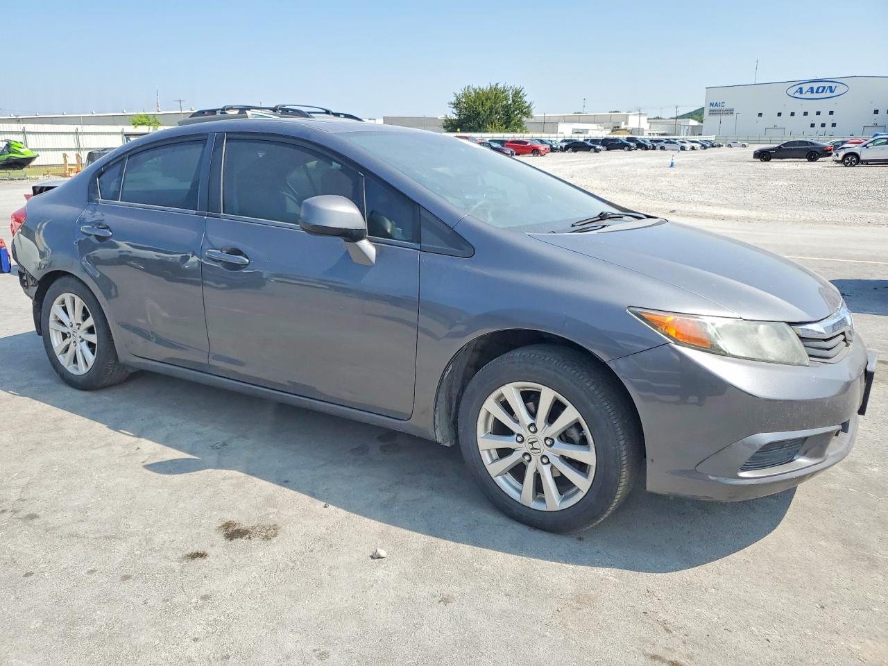 2012 Honda Civic Ex Gray vin: 19XFB2F84CE318390