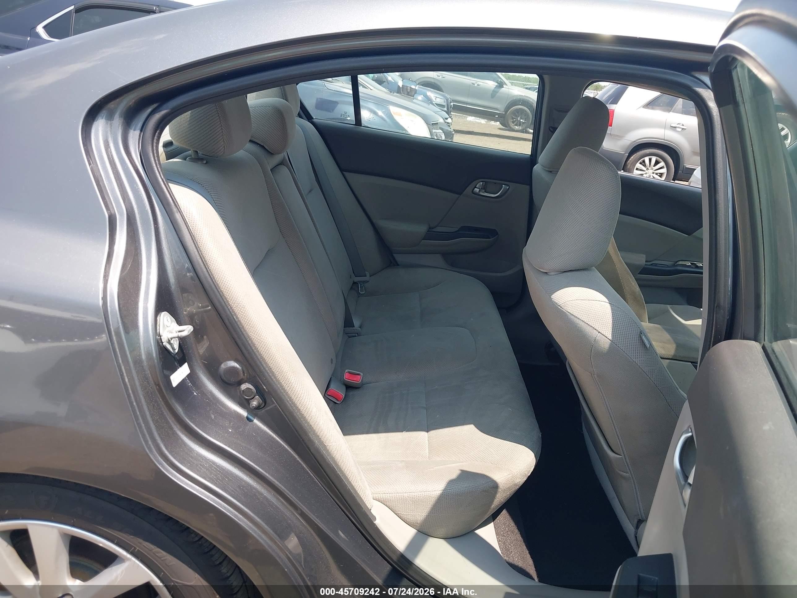 2012 Honda Civic Ex Gray vin: 19XFB2F84CE348750