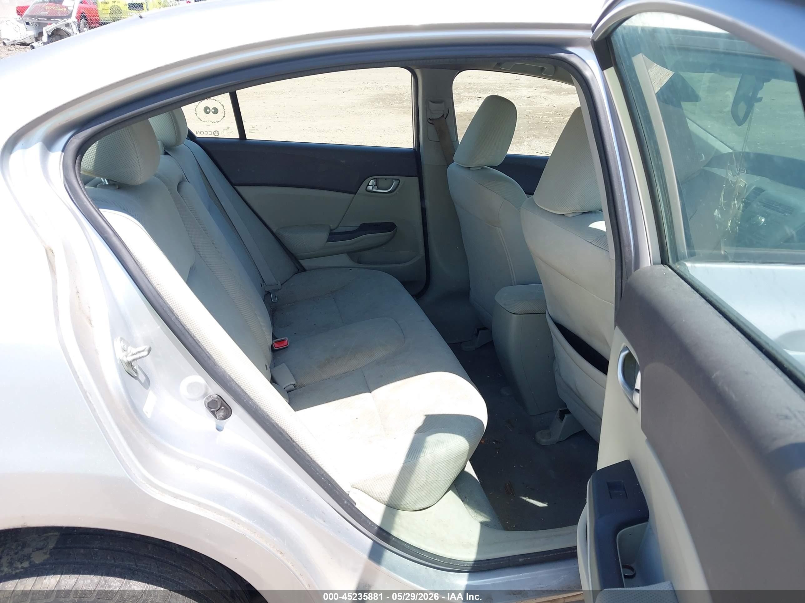 2012 Honda Civic Ex Silver vin: 19XFB2F84CE391310