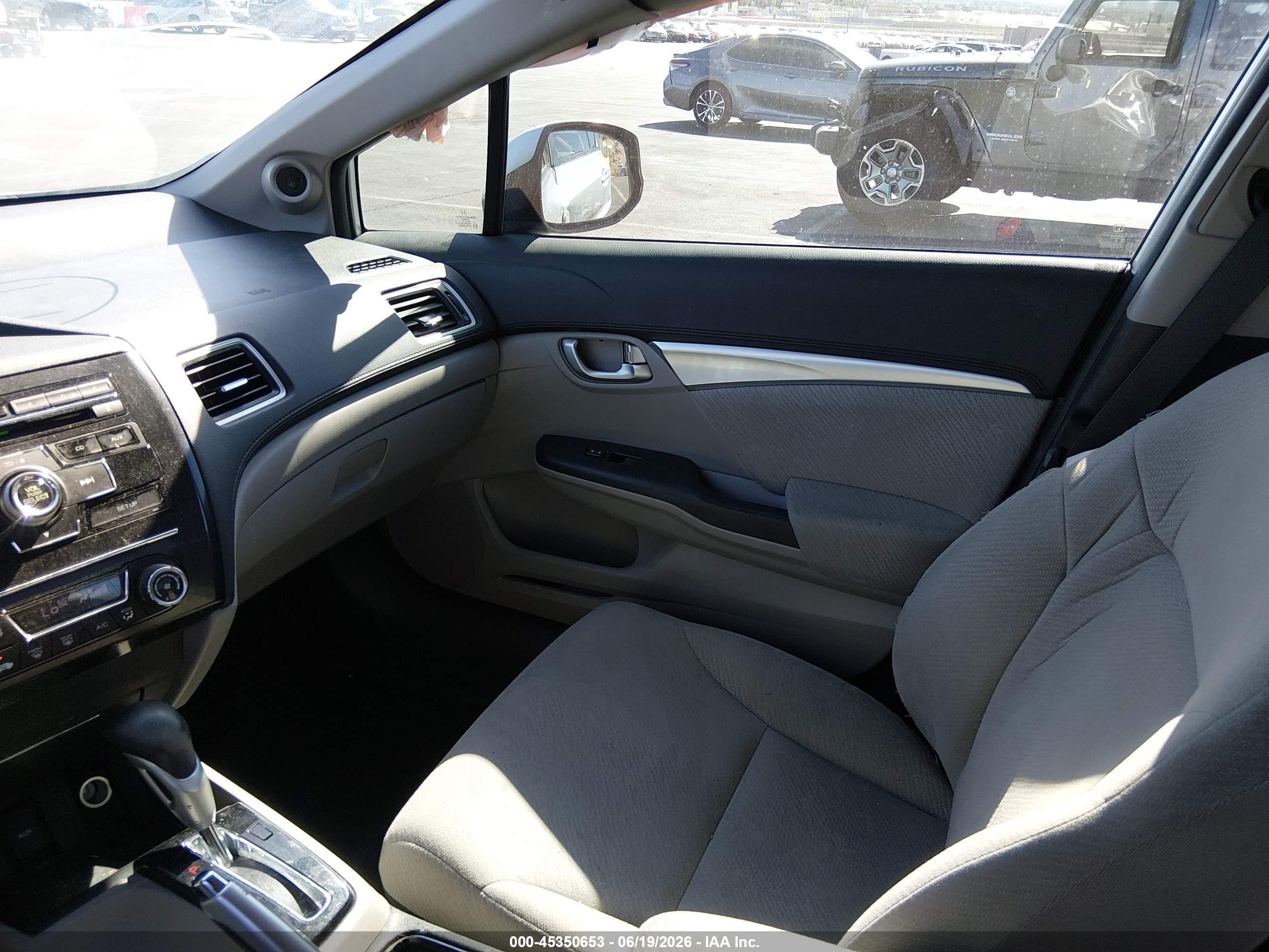 2013 Honda Civic Ex Silver vin: 19XFB2F84DE049986