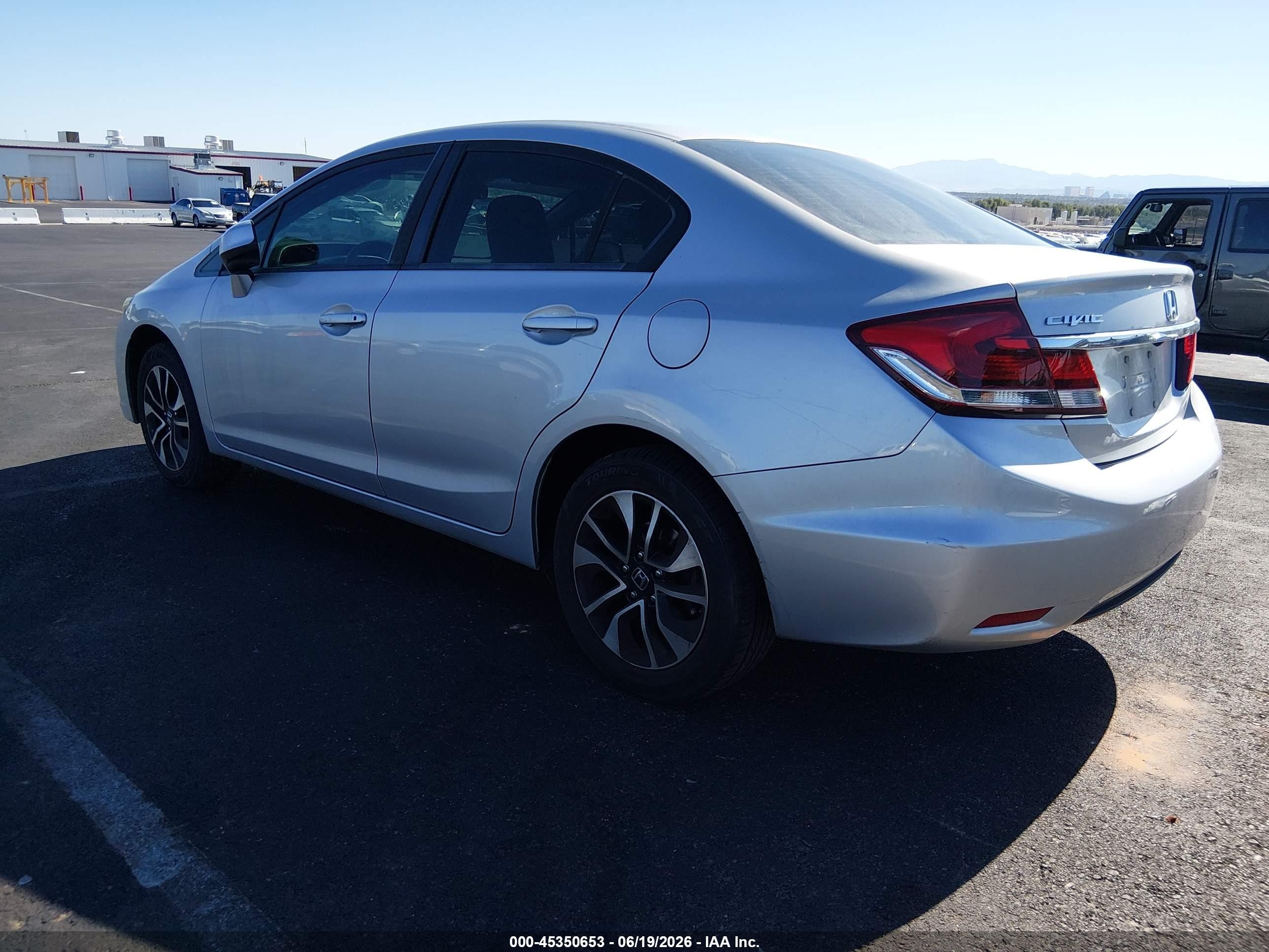 2013 Honda Civic Ex Silver vin: 19XFB2F84DE049986