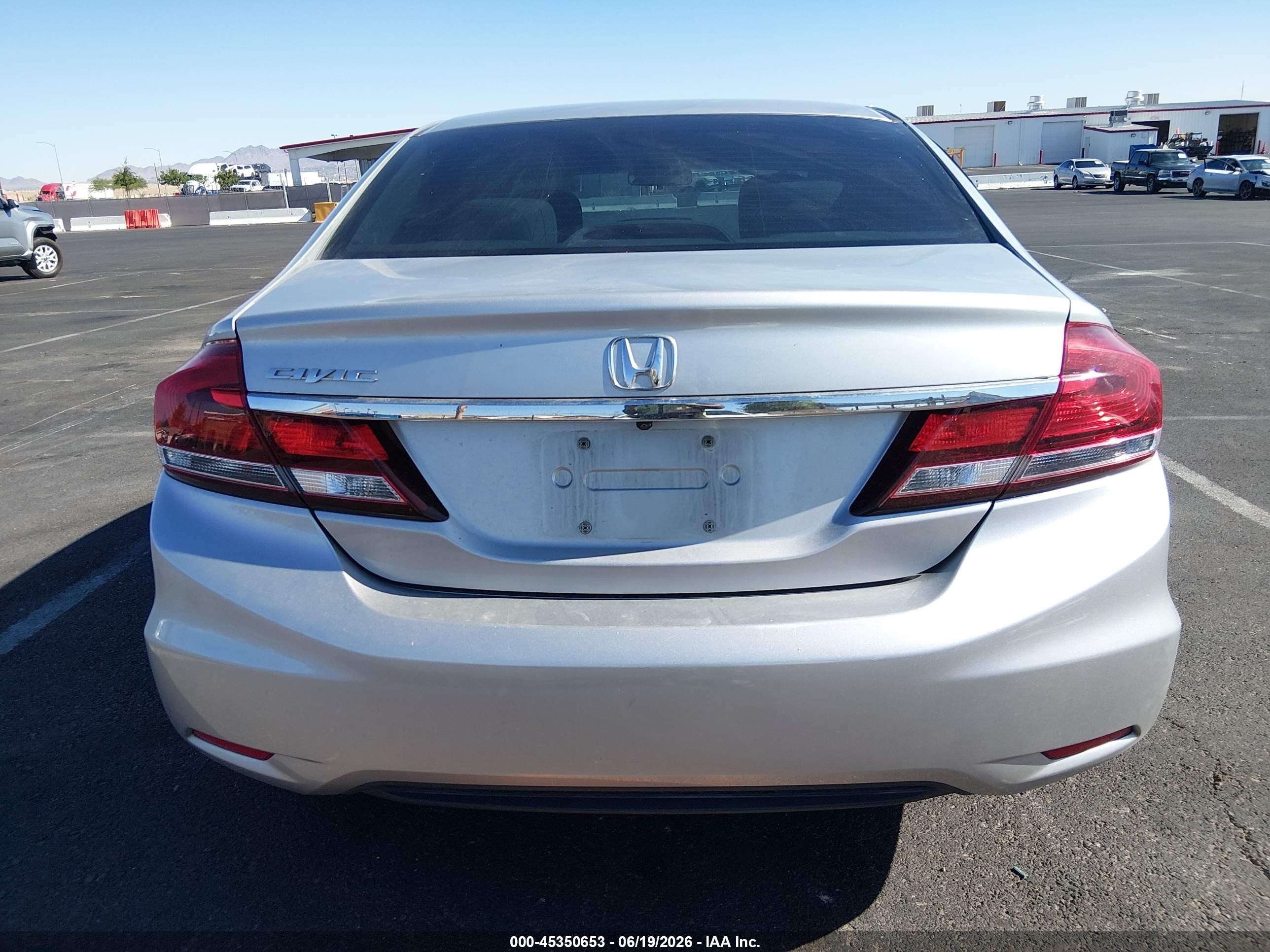 2013 Honda Civic Ex Silver vin: 19XFB2F84DE049986
