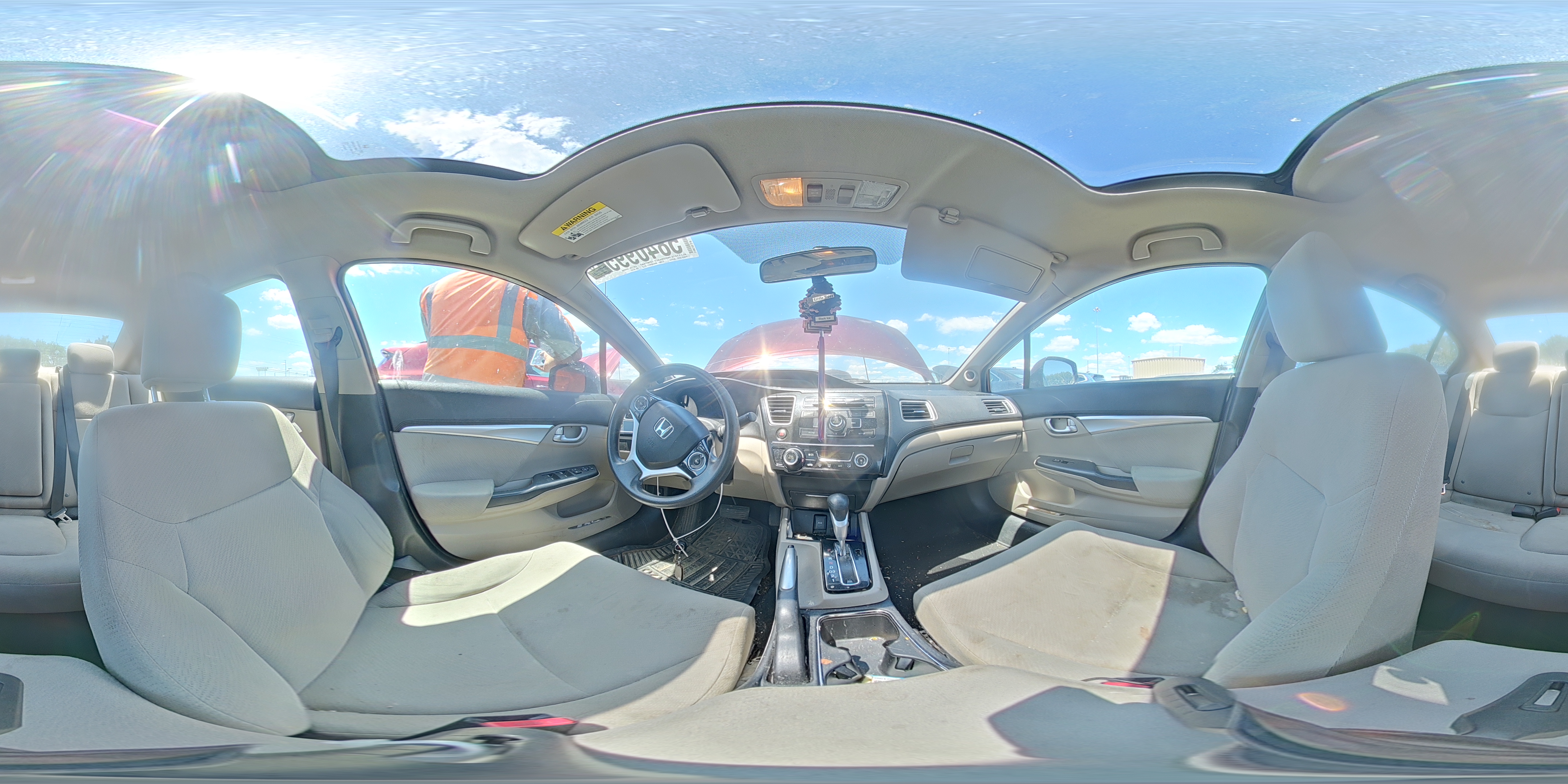 2013 Honda Civic Ex Burgundy vin: 19XFB2F84DE051222