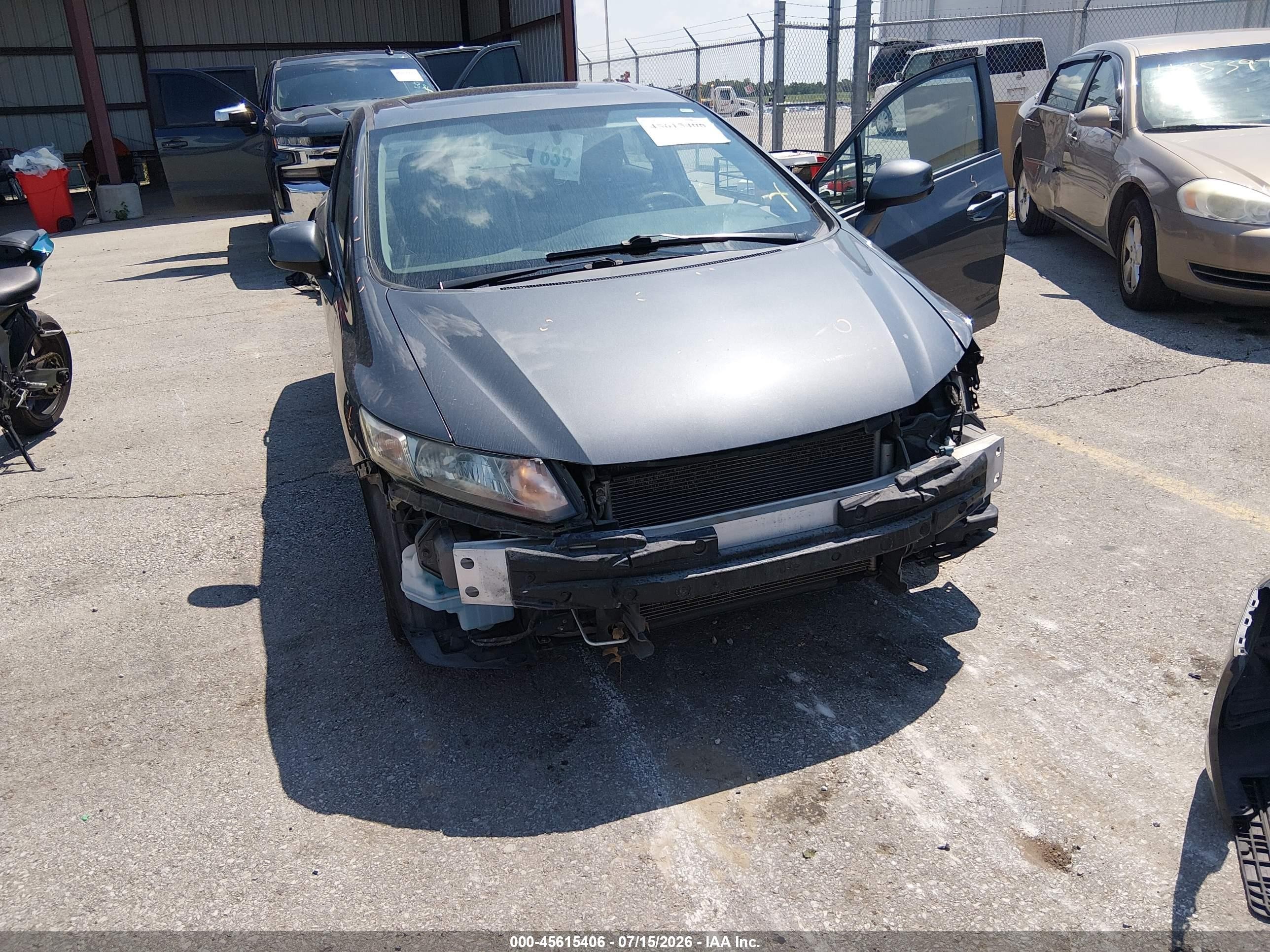 2013 Honda Civic Ex Gray vin: 19XFB2F84DE057487
