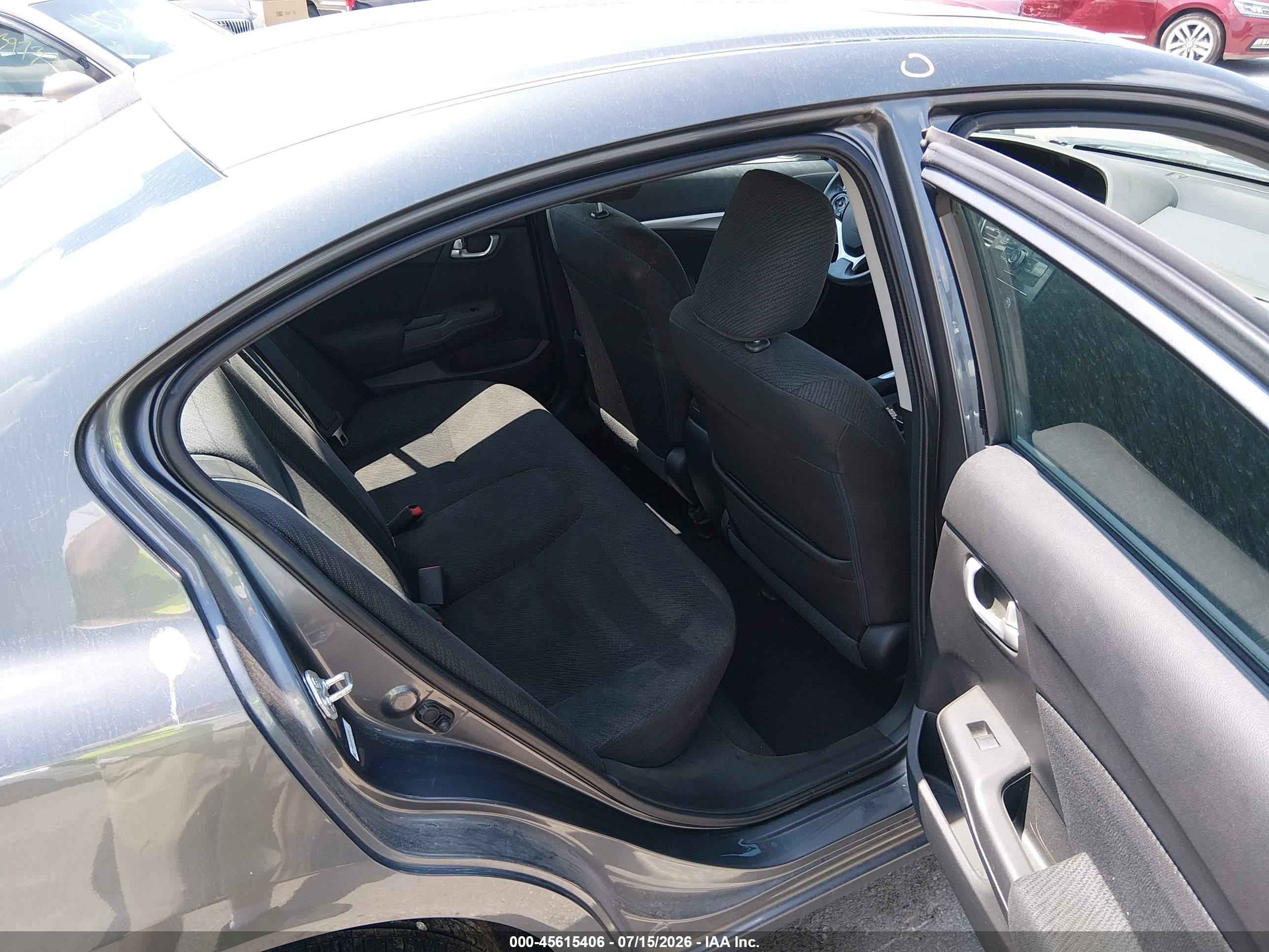 2013 Honda Civic Ex Gray vin: 19XFB2F84DE057487