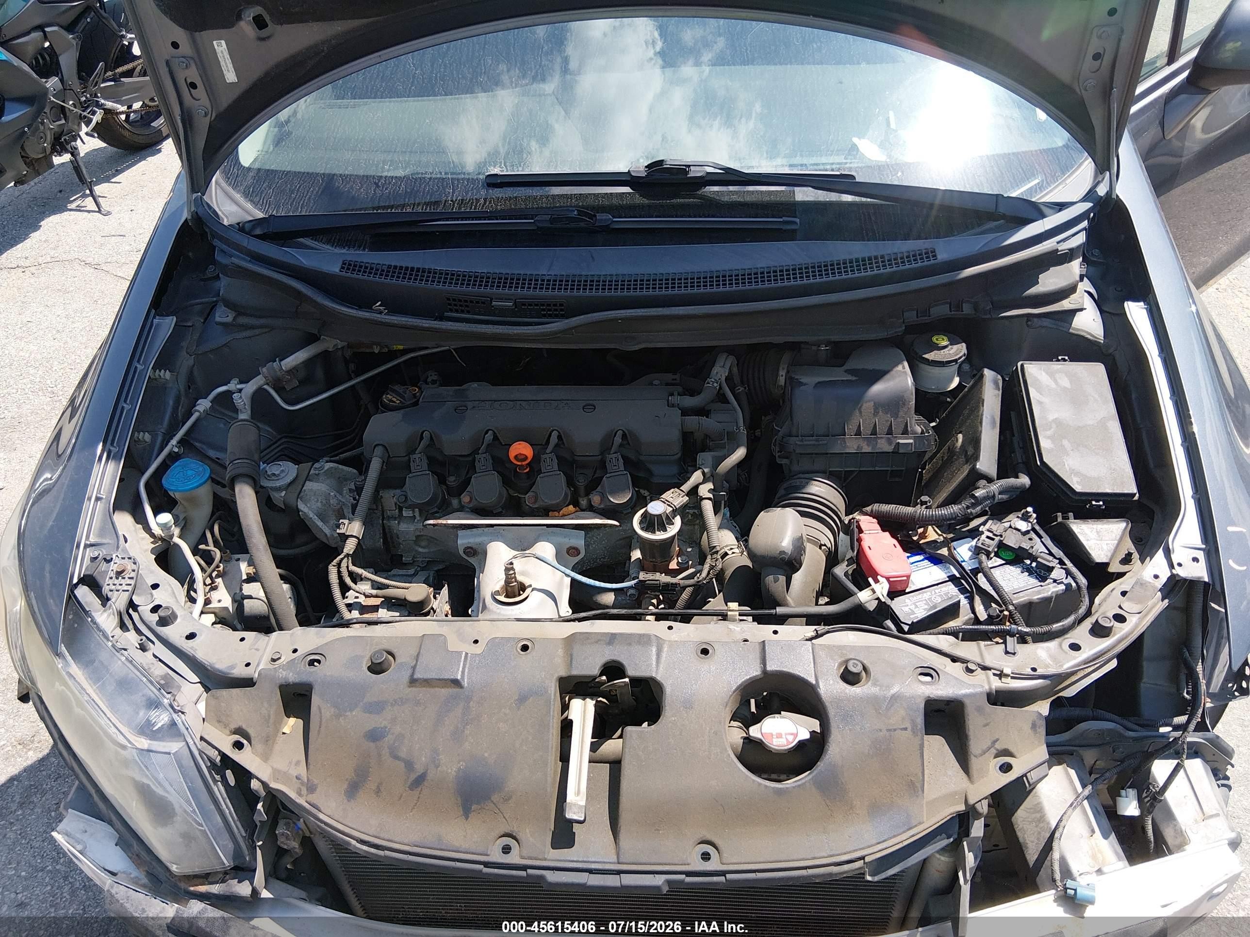 2013 Honda Civic Ex Gray vin: 19XFB2F84DE057487
