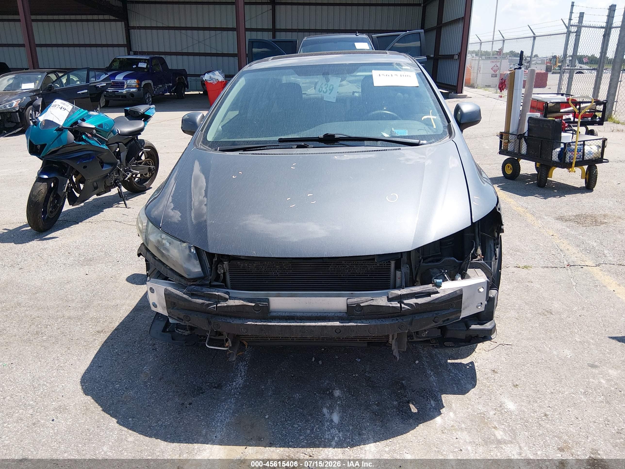 2013 Honda Civic Ex Gray vin: 19XFB2F84DE057487