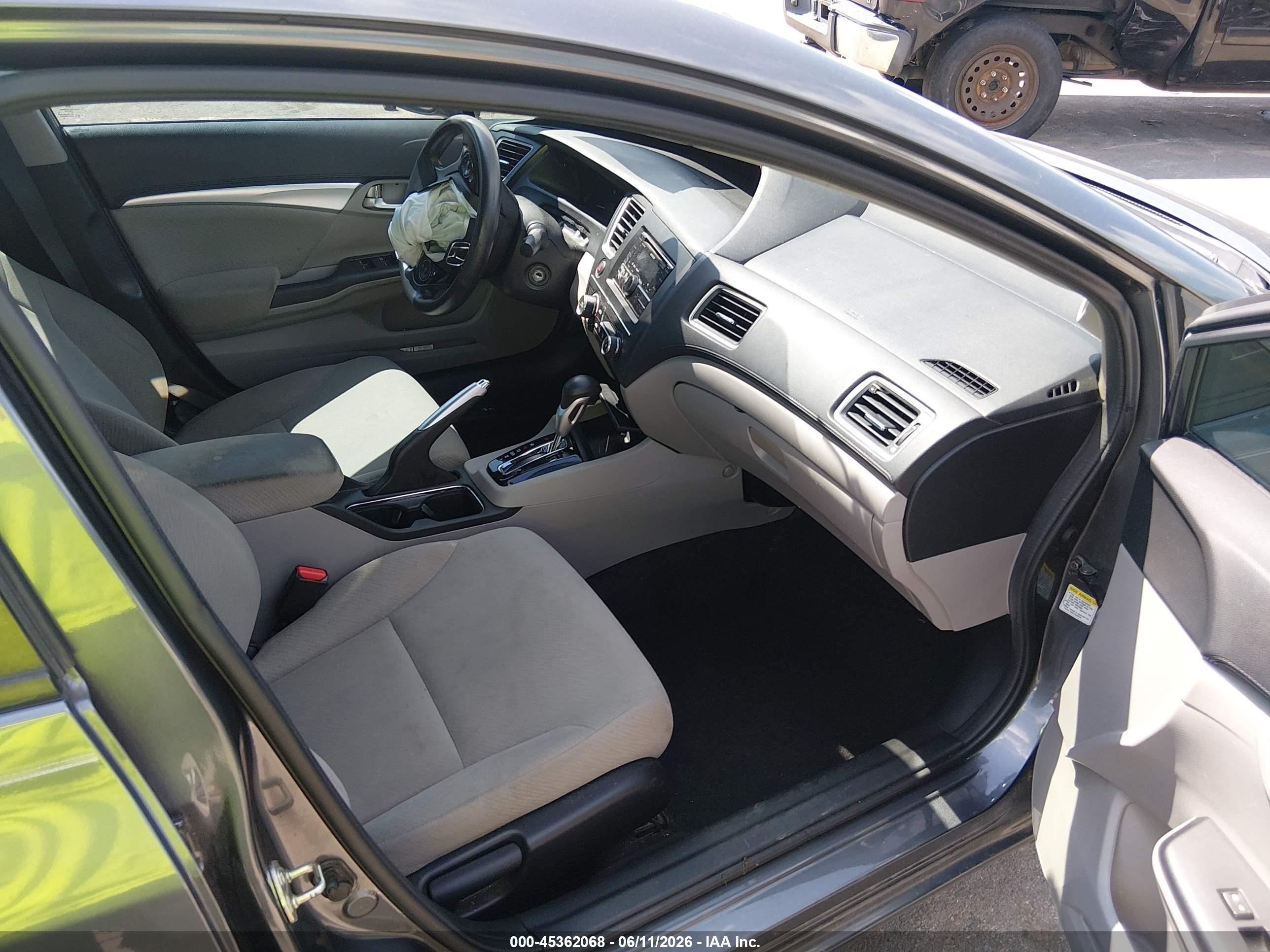2013 Honda Civic Ex Gray vin: 19XFB2F84DE074631