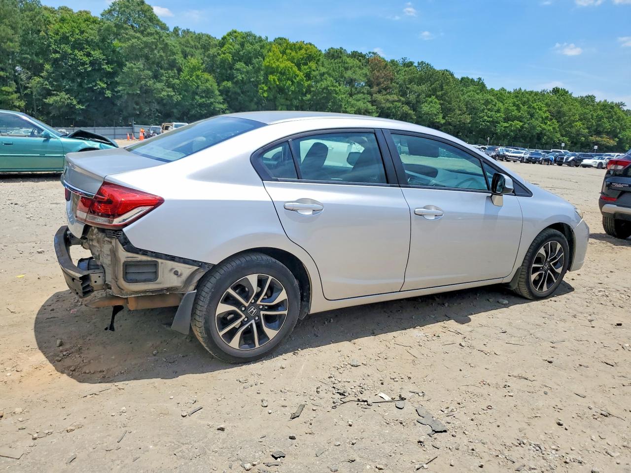 2013 Honda Civic Ex Silver vin: 19XFB2F84DE076699