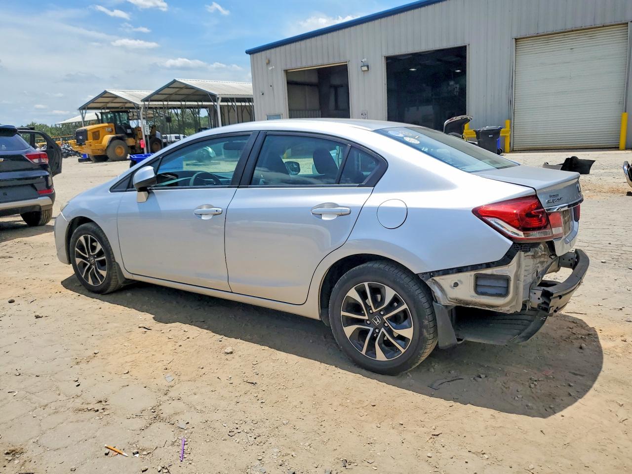 2013 Honda Civic Ex Silver vin: 19XFB2F84DE076699