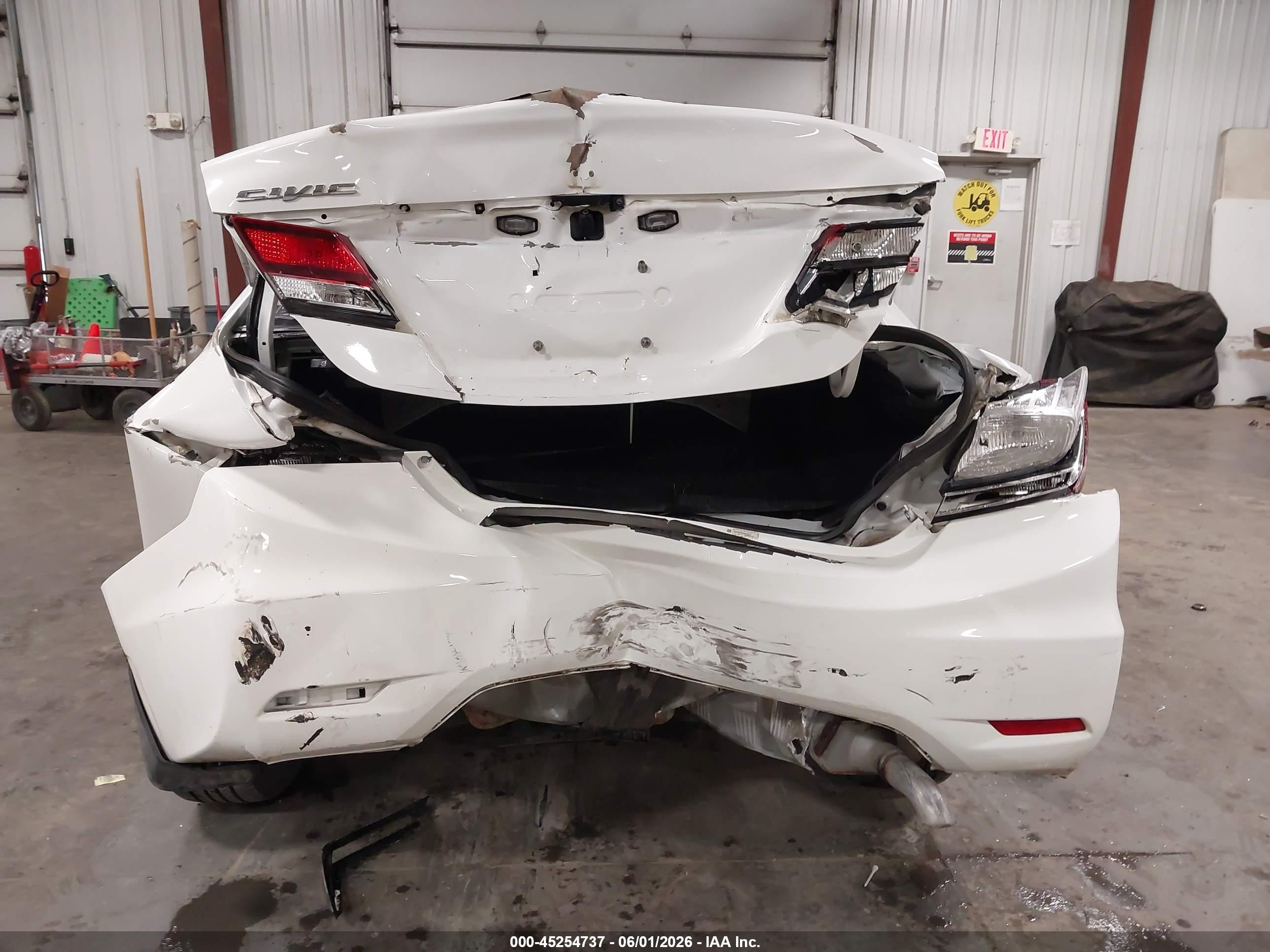 2013 Honda Civic Ex Белый vin: 19XFB2F84DE078677