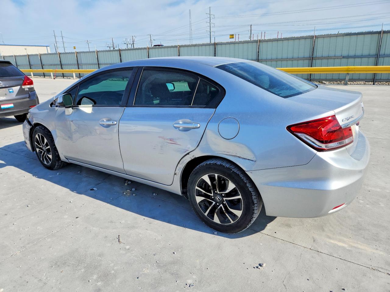 2013 Honda Civic Ex Silver vin: 19XFB2F84DE084205