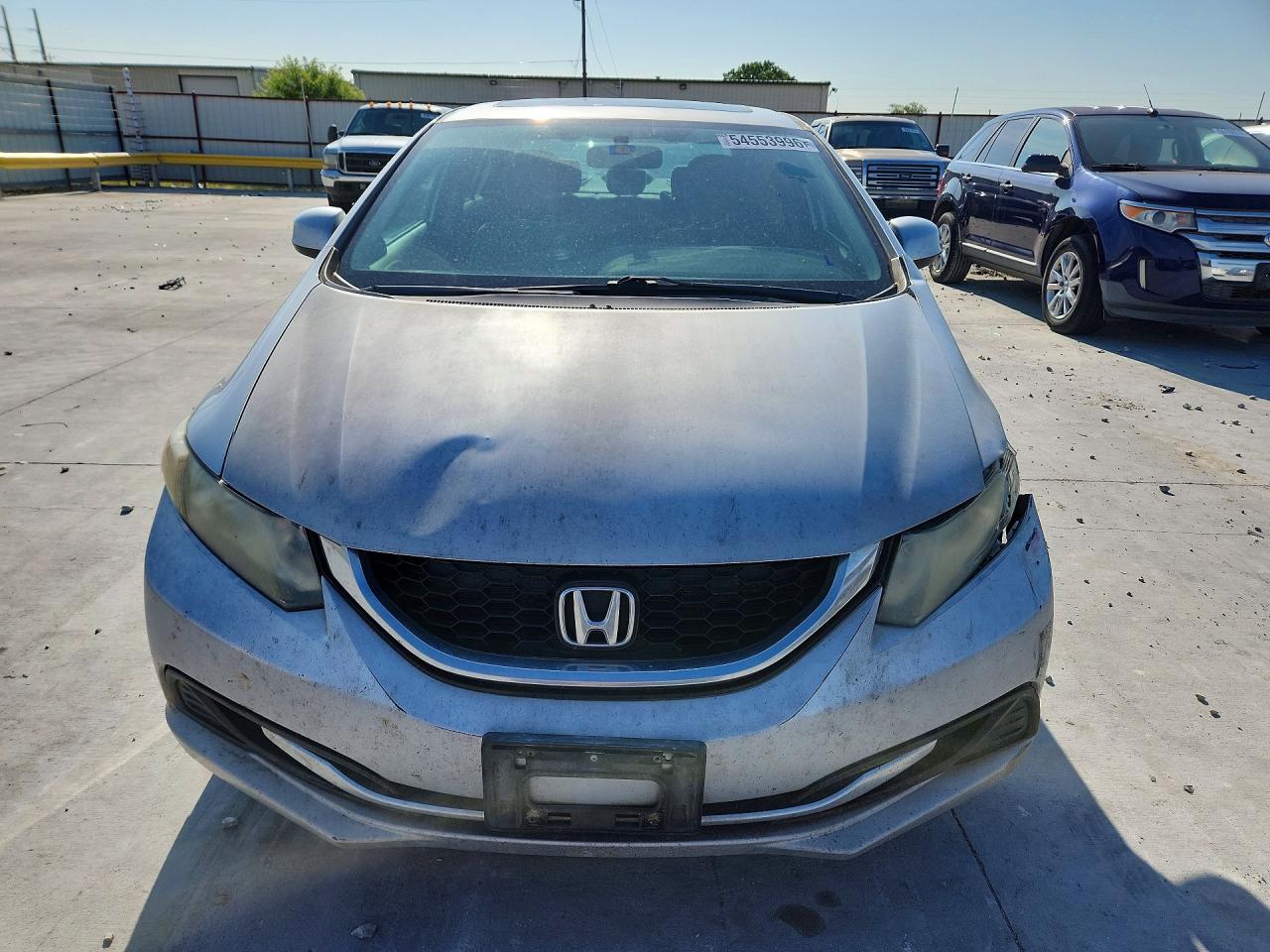 2013 Honda Civic Ex Silver vin: 19XFB2F84DE084205