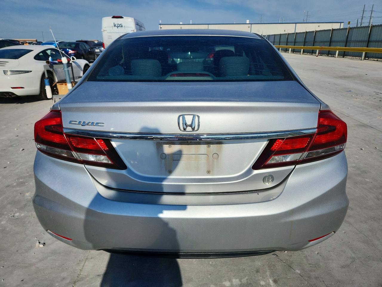 2013 Honda Civic Ex Silver vin: 19XFB2F84DE084205