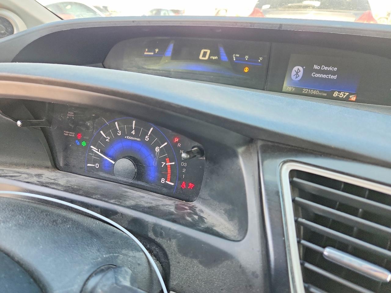 2013 Honda Civic Ex Silver vin: 19XFB2F84DE084205