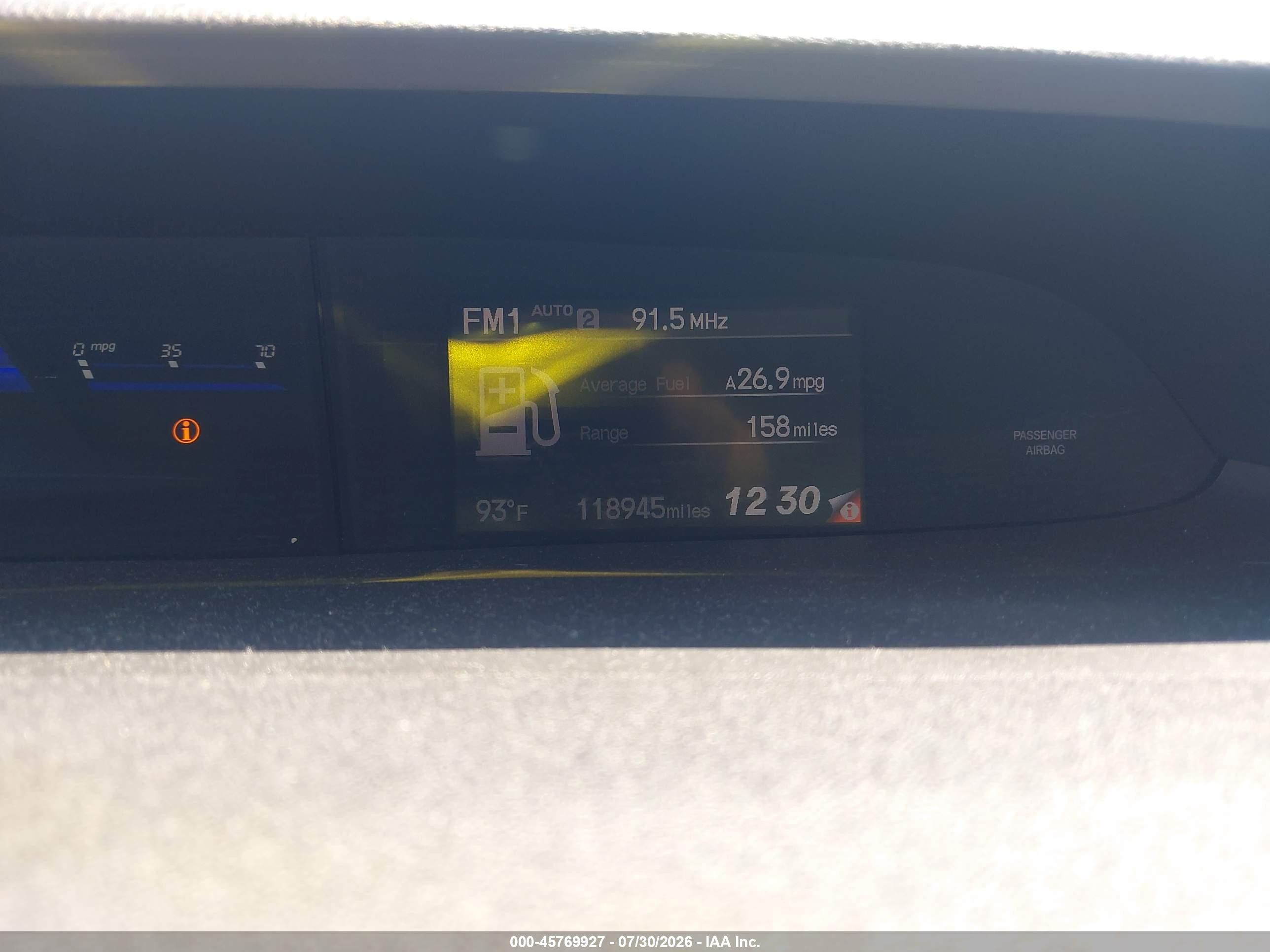 2013 Honda Civic Ex Blue vin: 19XFB2F84DE093664