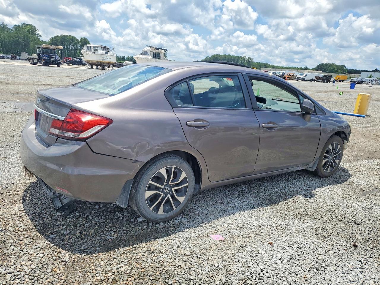 2013 Honda Civic Ex Gray vin: 19XFB2F84DE099044