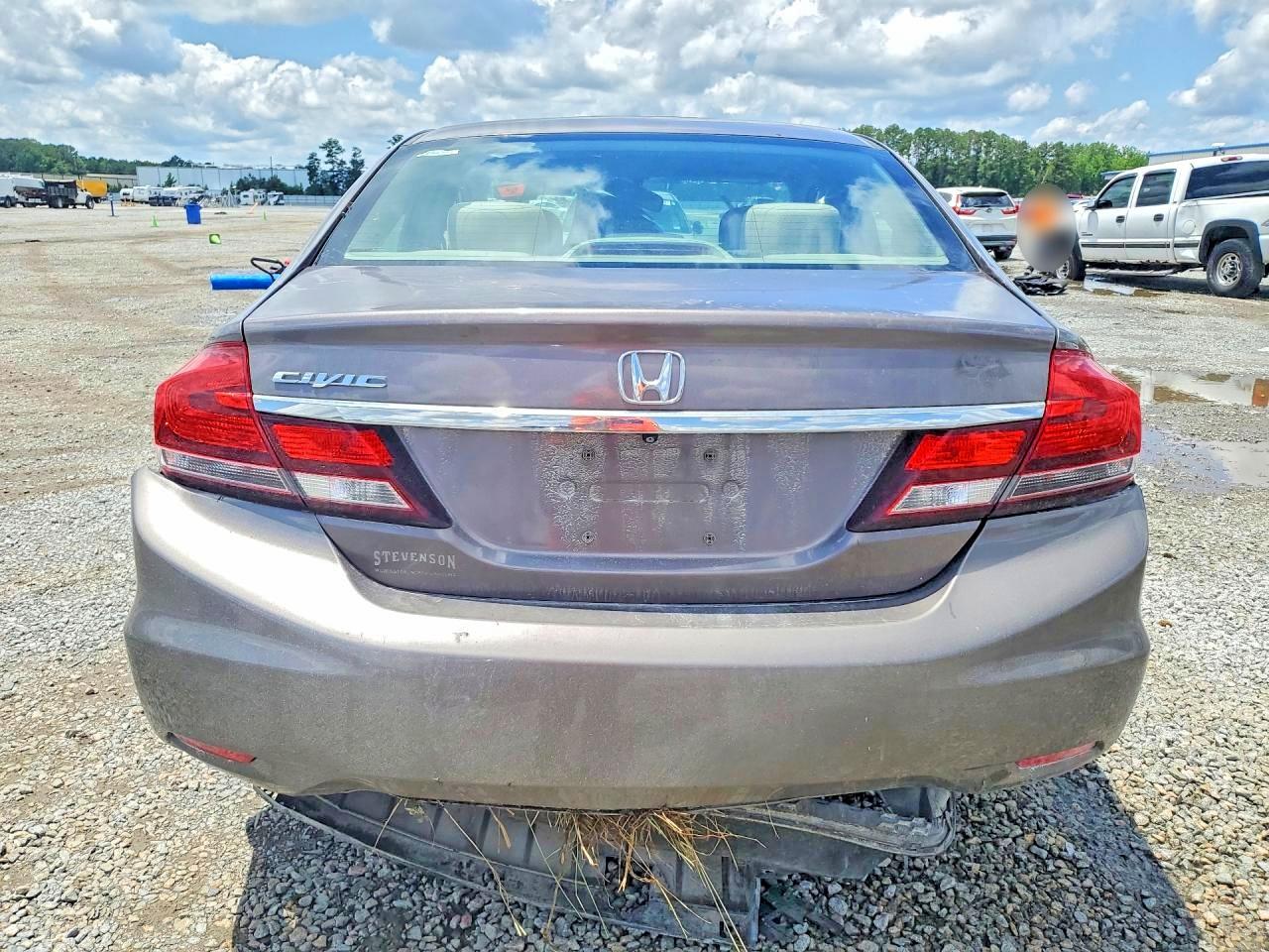 2013 Honda Civic Ex Gray vin: 19XFB2F84DE099044