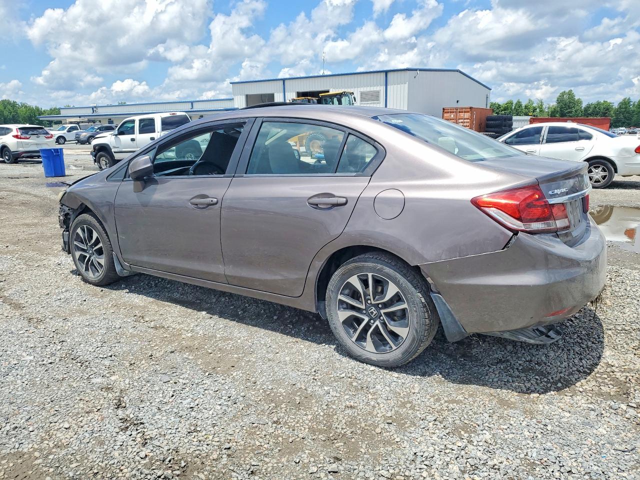 2013 Honda Civic Ex Gray vin: 19XFB2F84DE099044