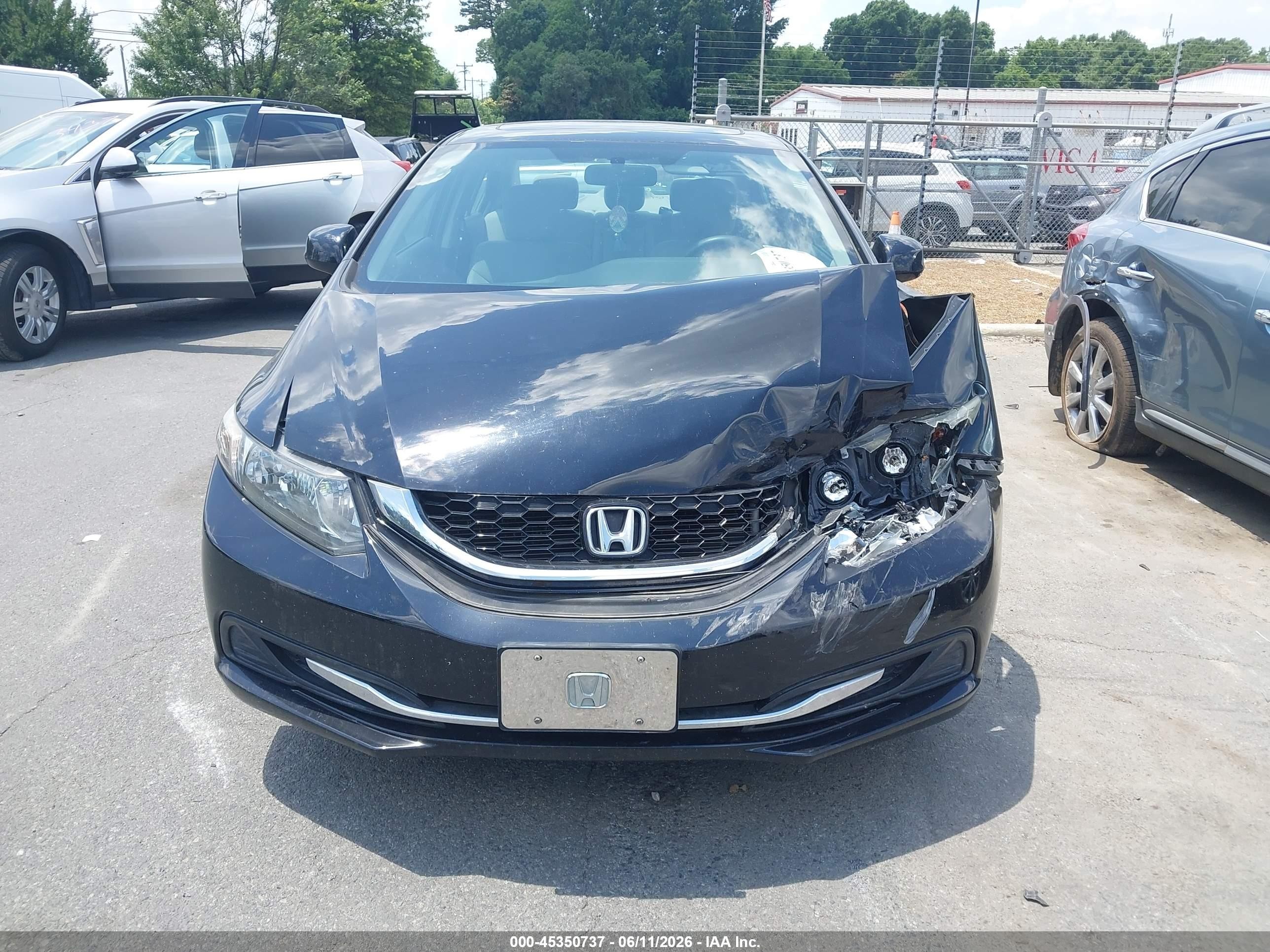 2013 Honda Civic Ex Black vin: 19XFB2F84DE212457