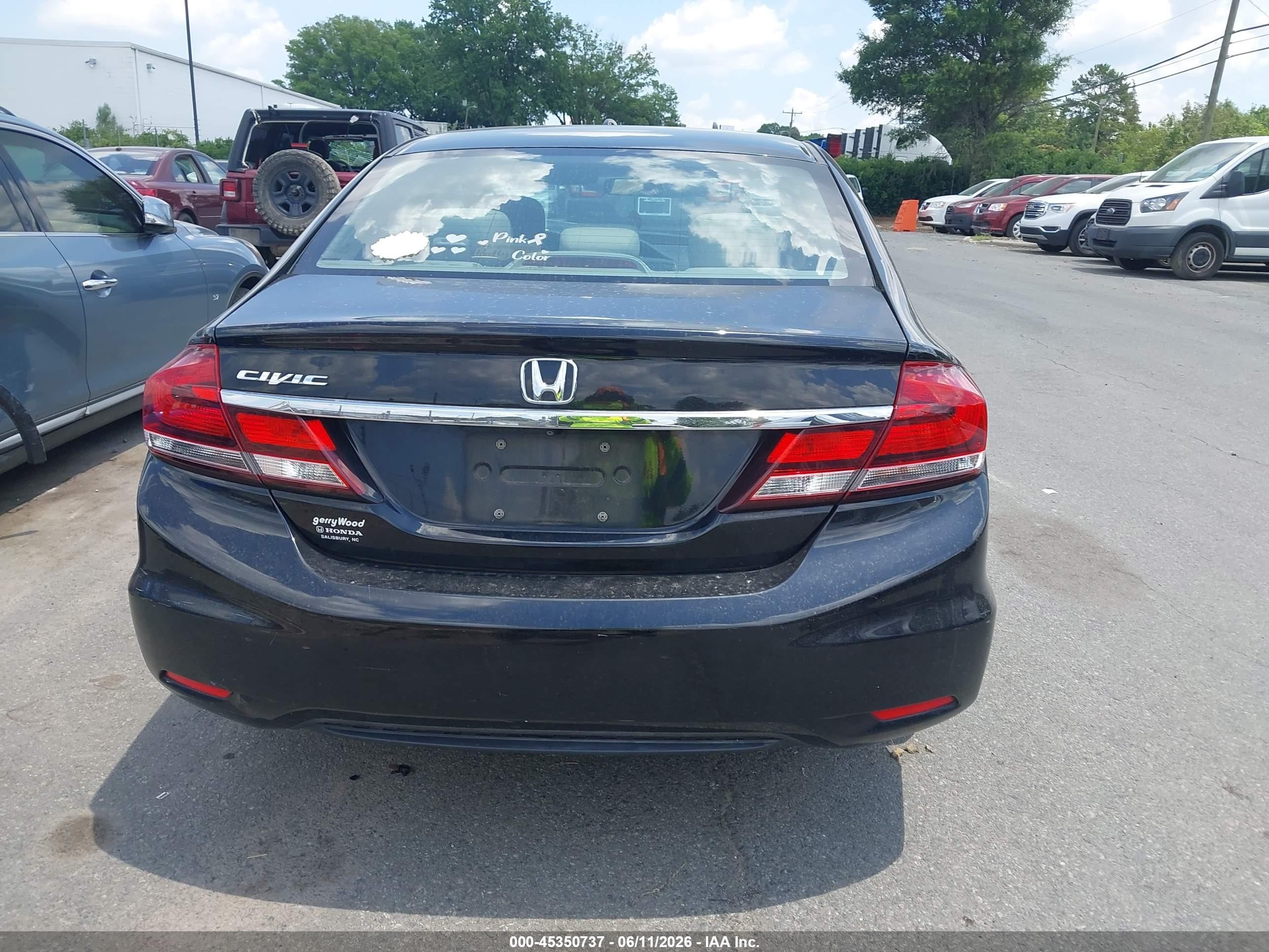 2013 Honda Civic Ex Black vin: 19XFB2F84DE212457