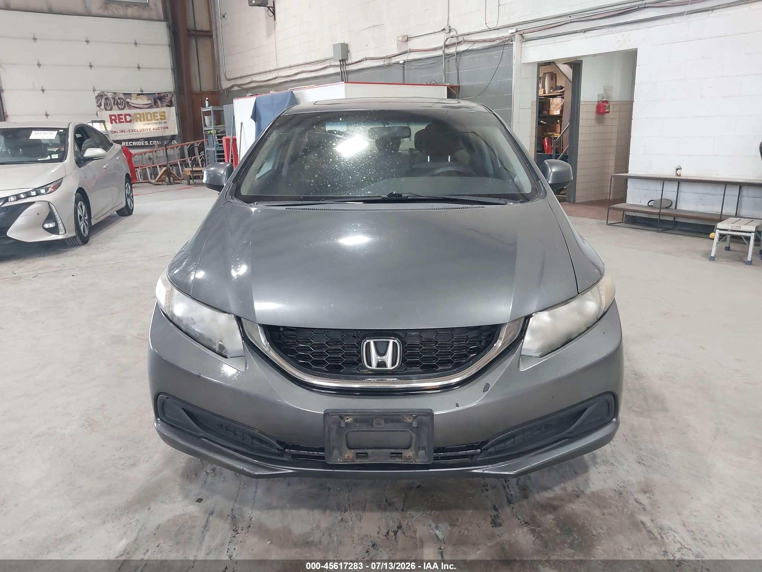 2013 Honda Civic Ex Gray vin: 19XFB2F84DE215682