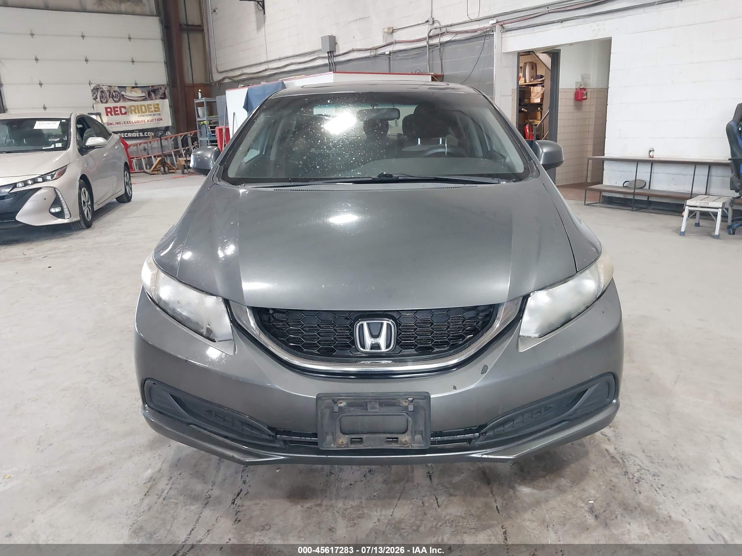2013 Honda Civic Ex Gray vin: 19XFB2F84DE215682