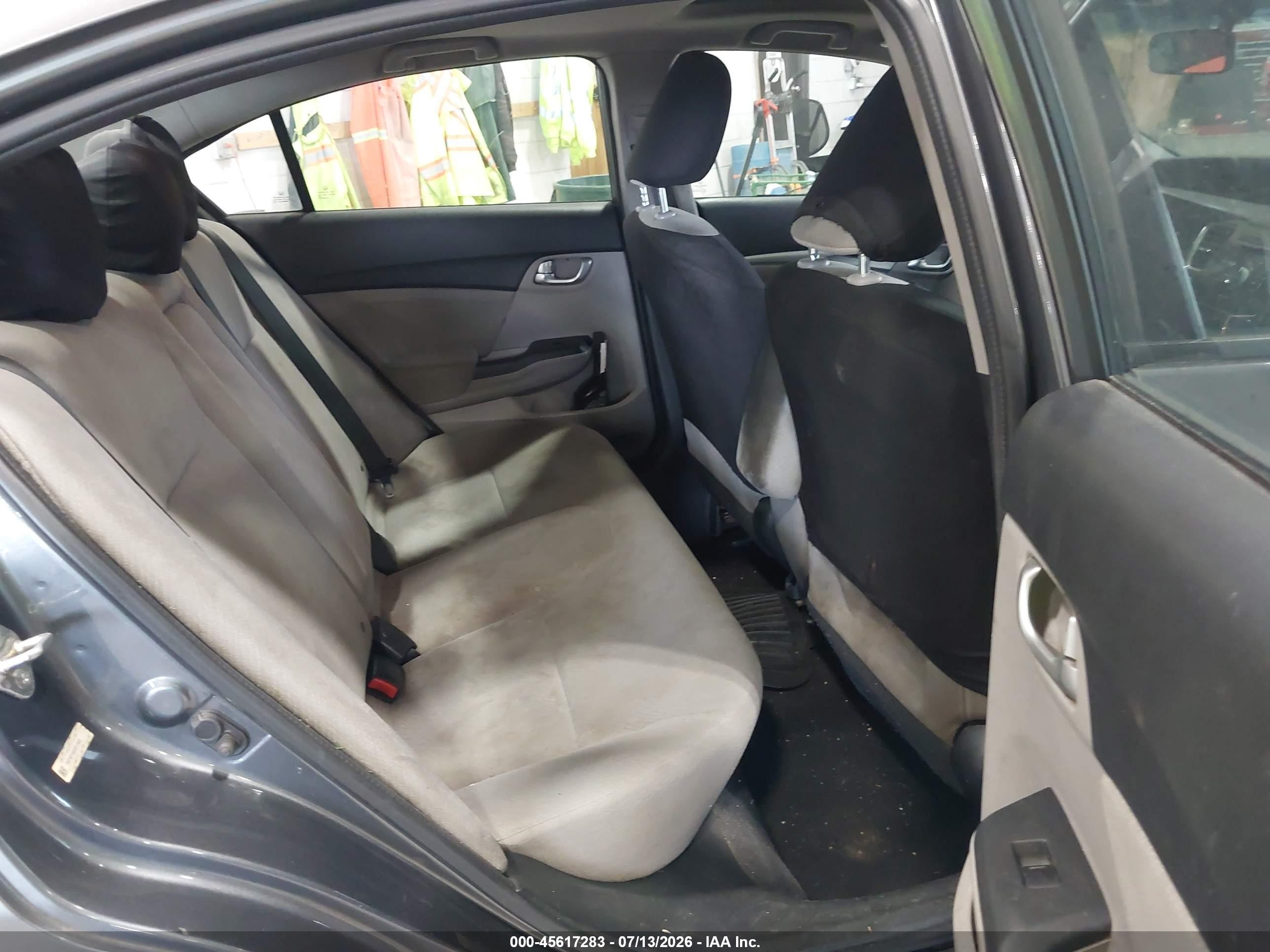 2013 Honda Civic Ex Gray vin: 19XFB2F84DE215682