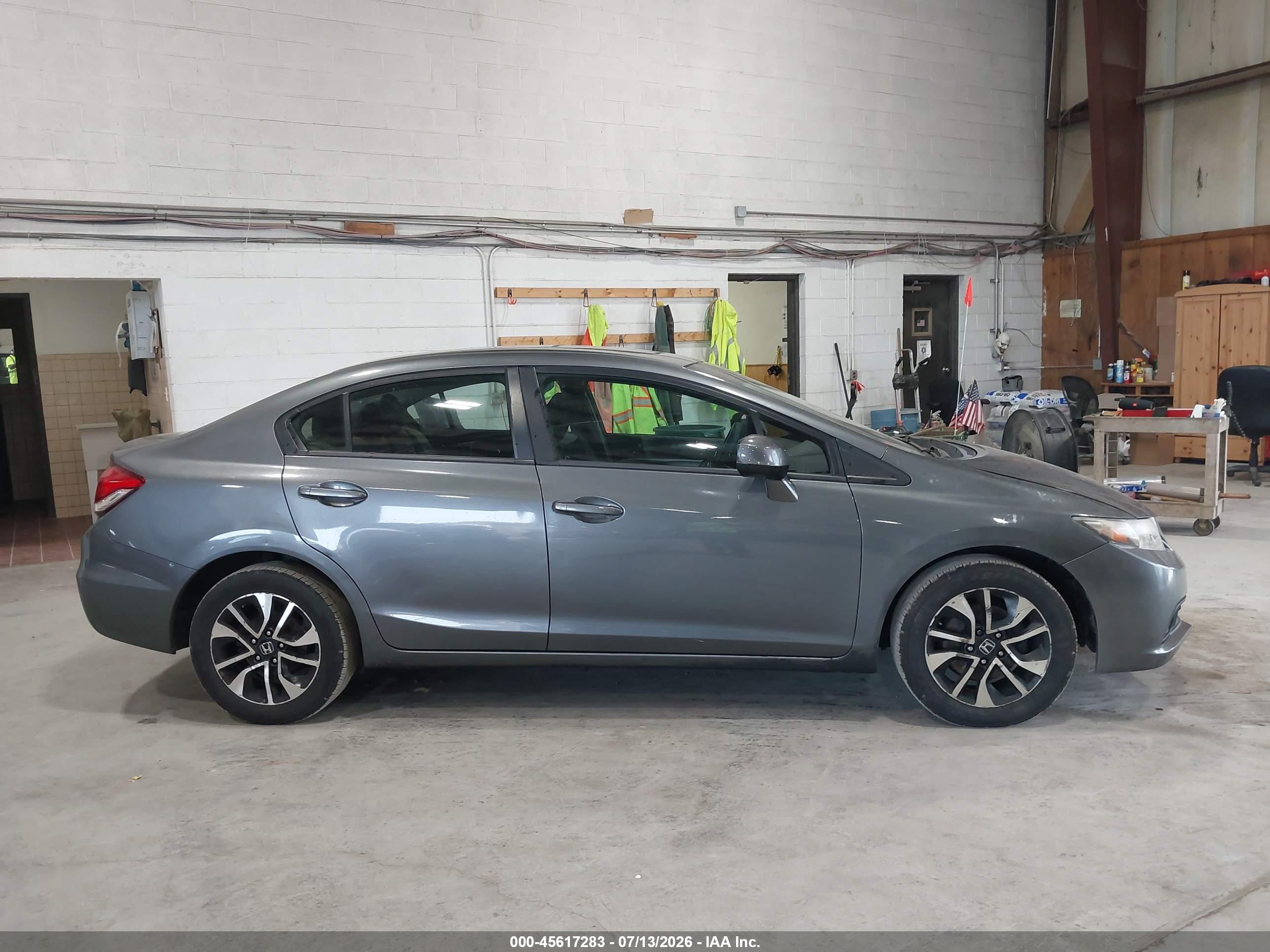 2013 Honda Civic Ex Gray vin: 19XFB2F84DE215682
