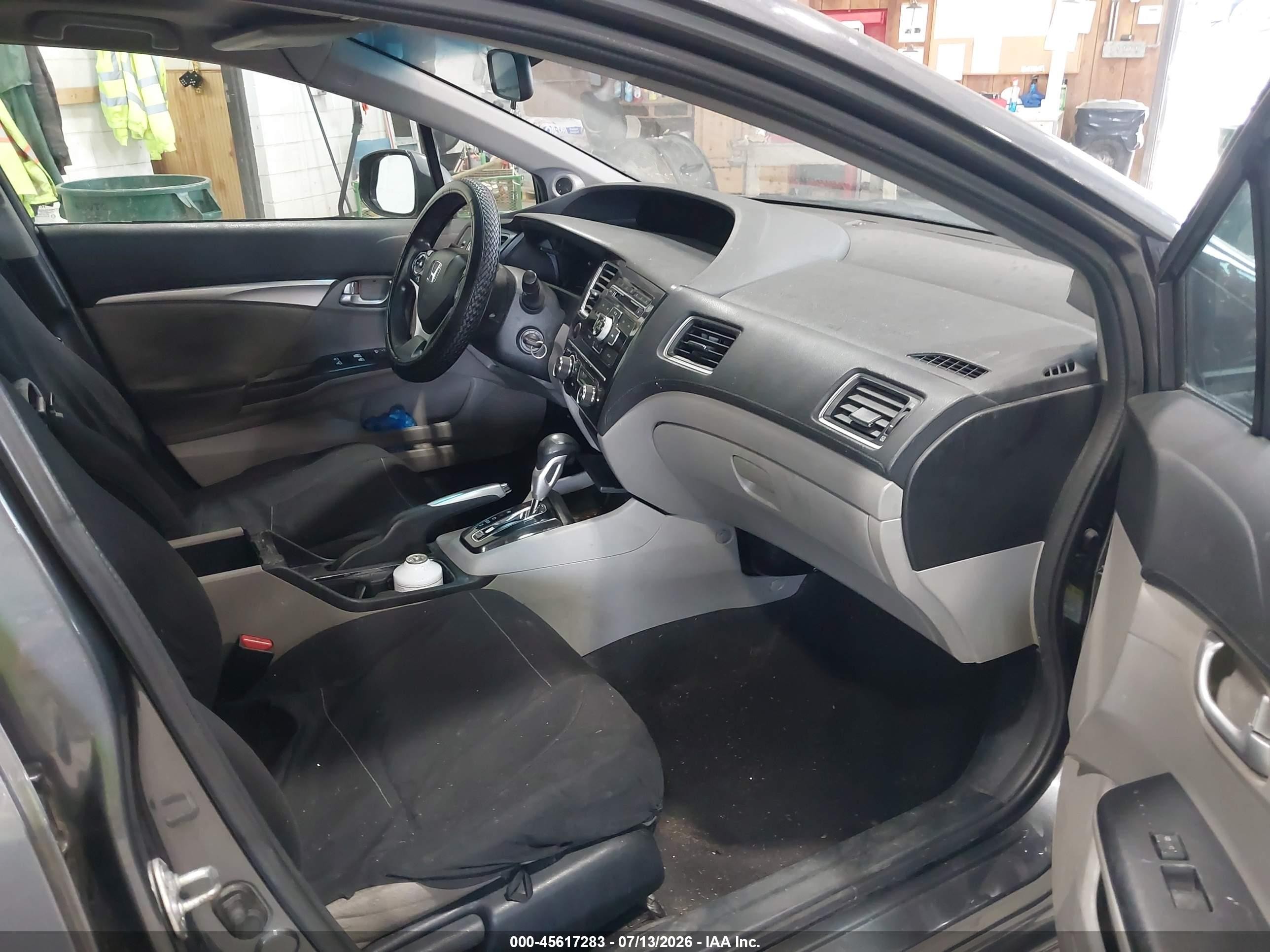 2013 Honda Civic Ex Gray vin: 19XFB2F84DE215682