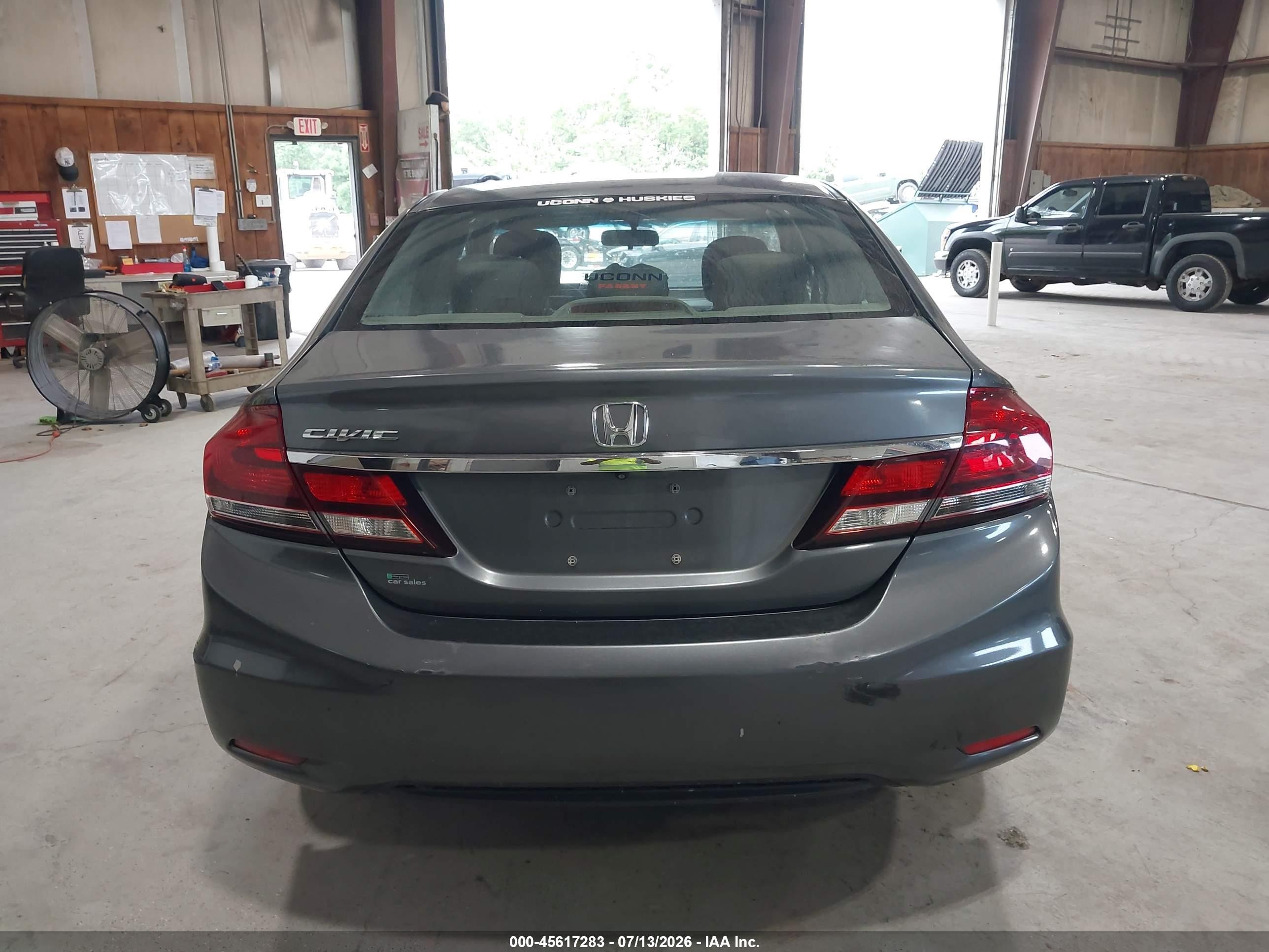 2013 Honda Civic Ex Gray vin: 19XFB2F84DE215682