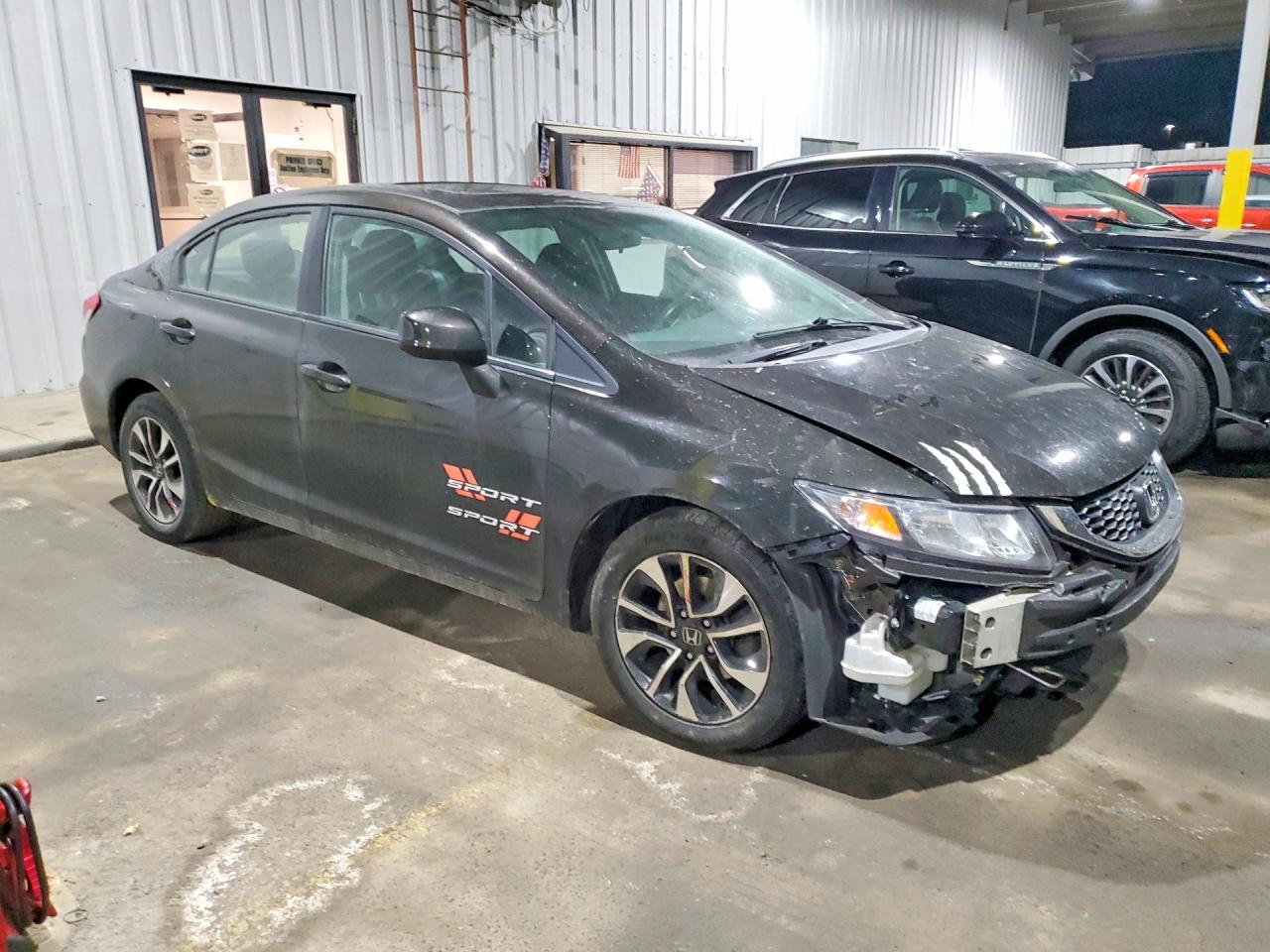2013 Honda Civic Ex Черный vin: 19XFB2F84DE246303
